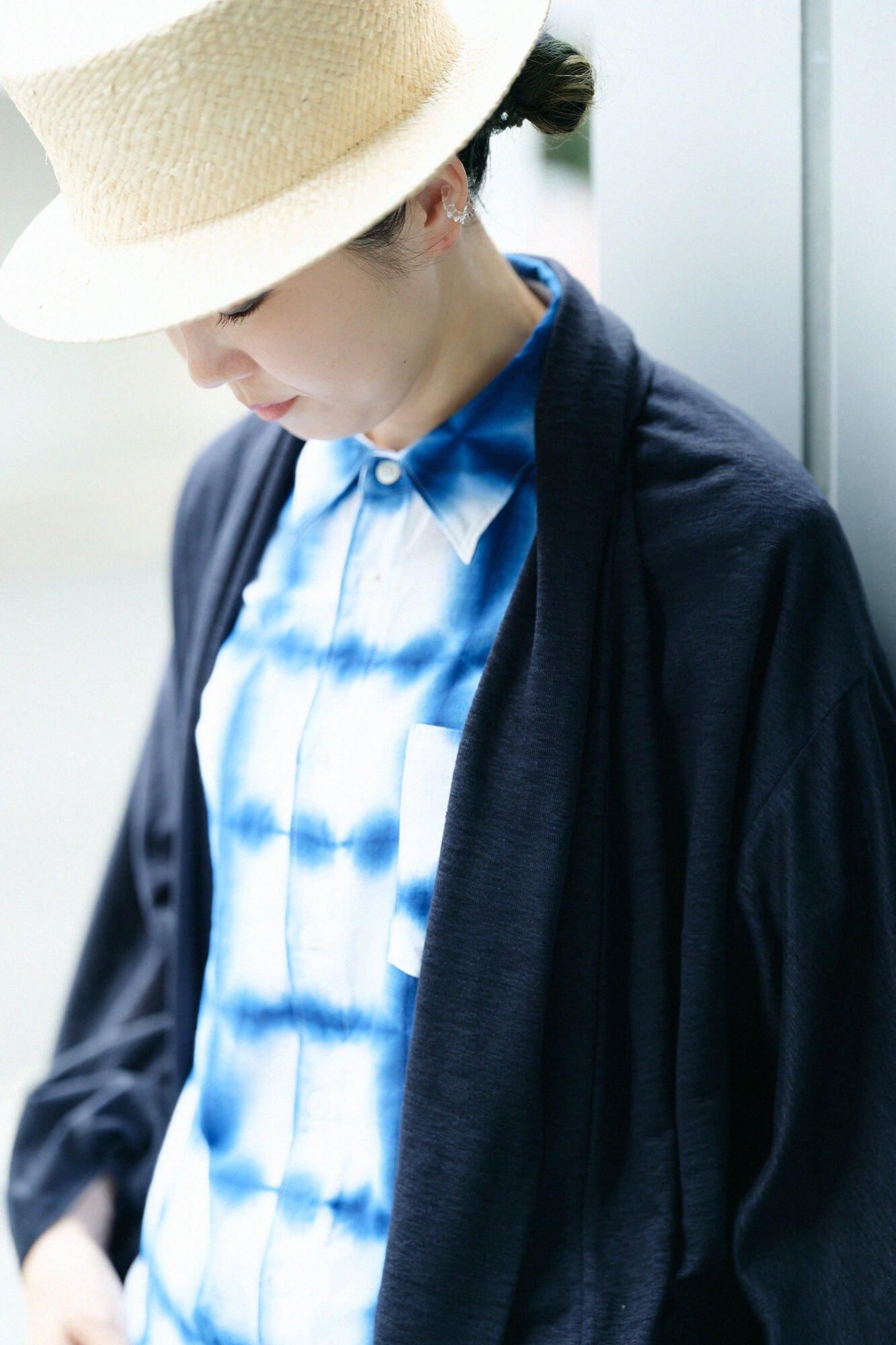 이세모멘 Arimatsu Narumi시보리 반팔셔츠/ Zhang Zheng Yukihana 1