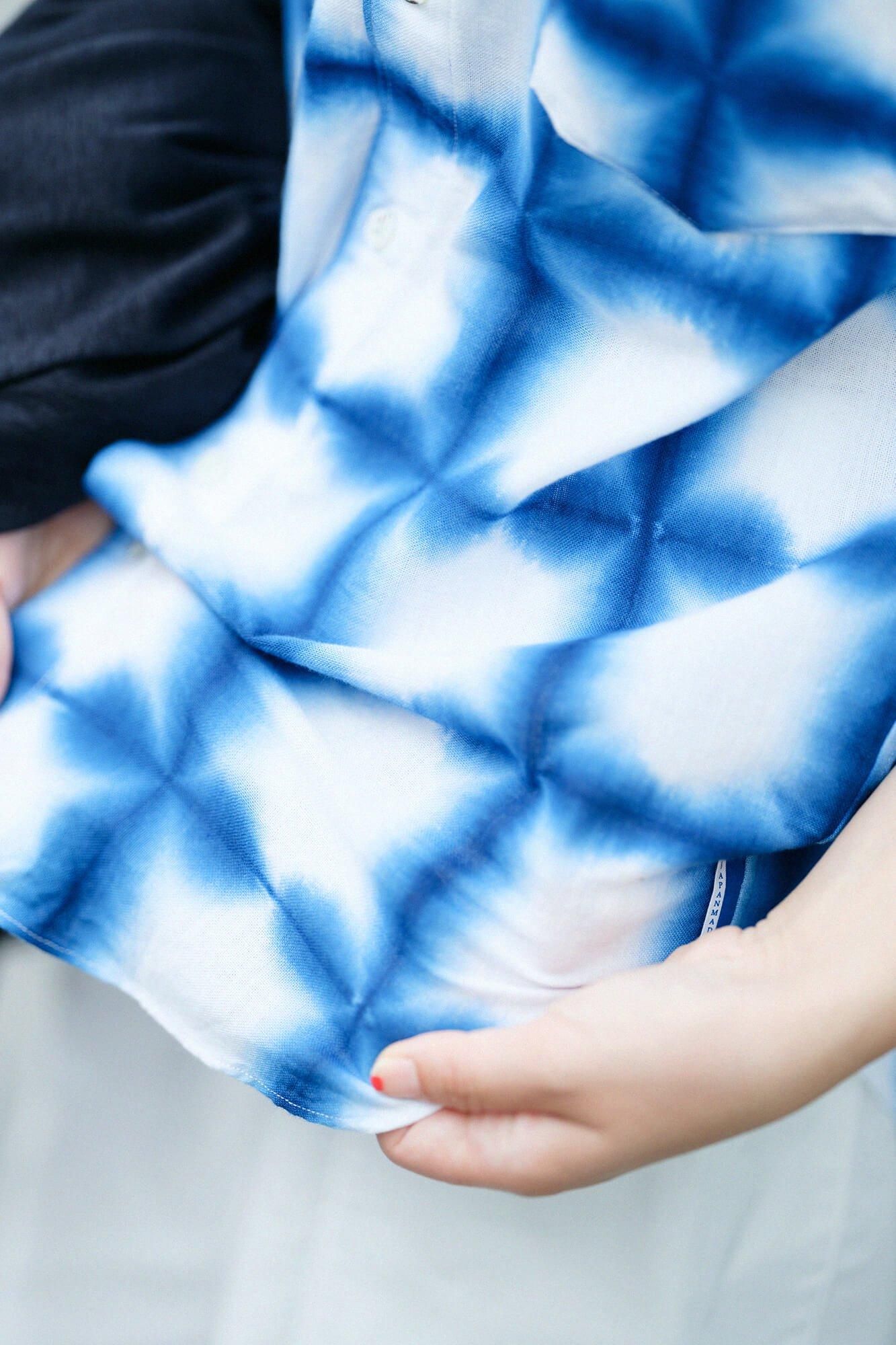 이세모멘 Arimatsu Narumi시보리 반팔셔츠/ Zhang Zheng Yukihana 1