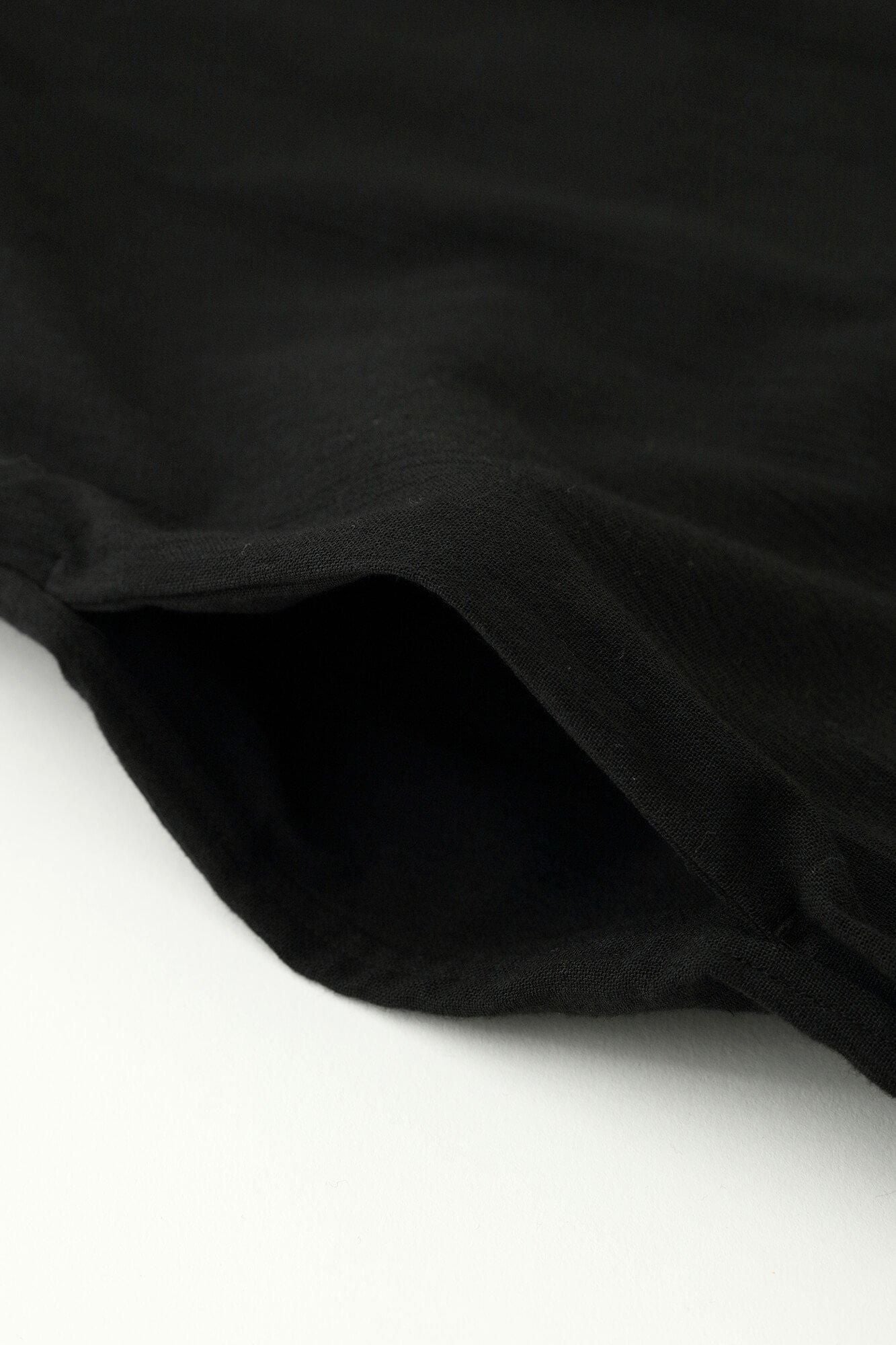 타카시마치지미 20/20 그란 튜닉반팔셔츠/검은색