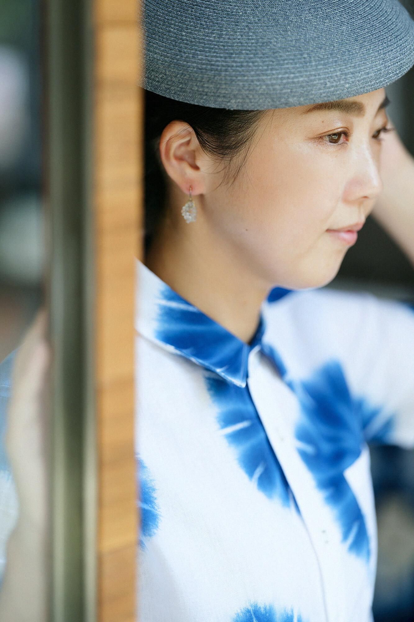 【online한정】이세모멘 아리마츠 나루미시보리 반팔셔츠/ 장 젱 아사노하(아사노하) 2