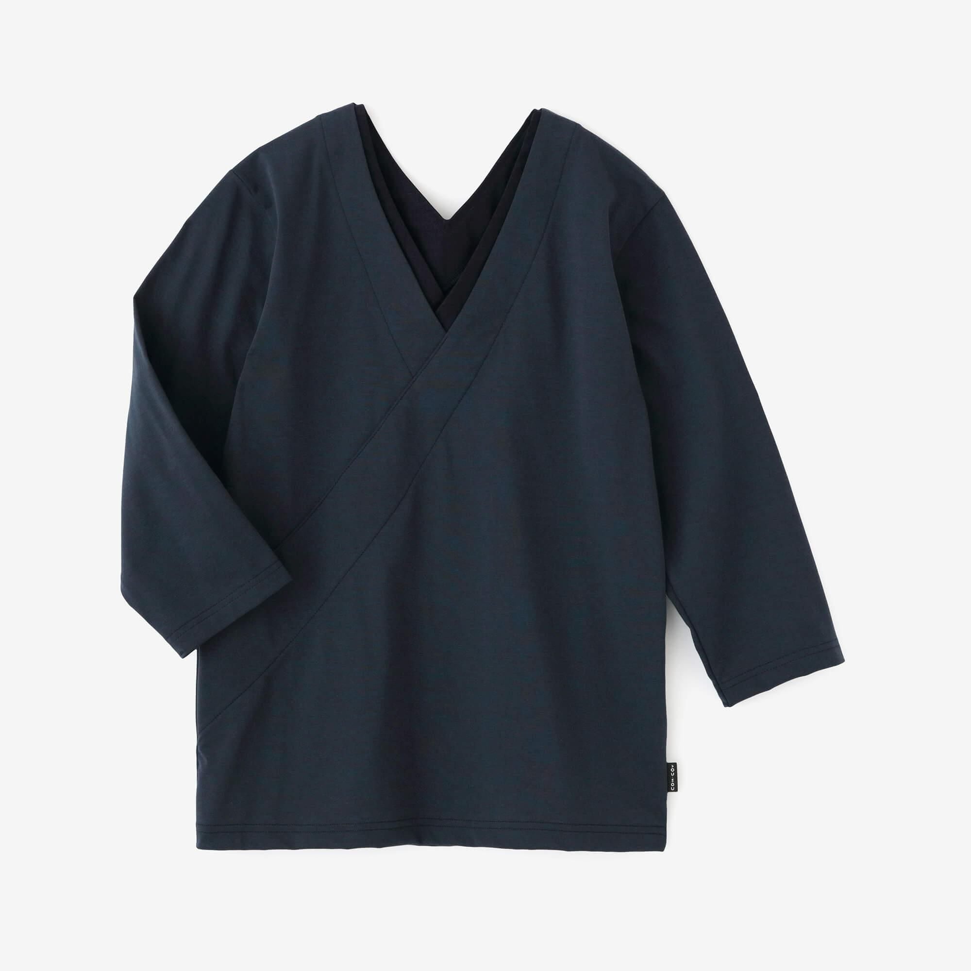 110 쌍 쵸쵸멘(못 쓰게 하다)누키 항에리 지반 7부/짙은 남색