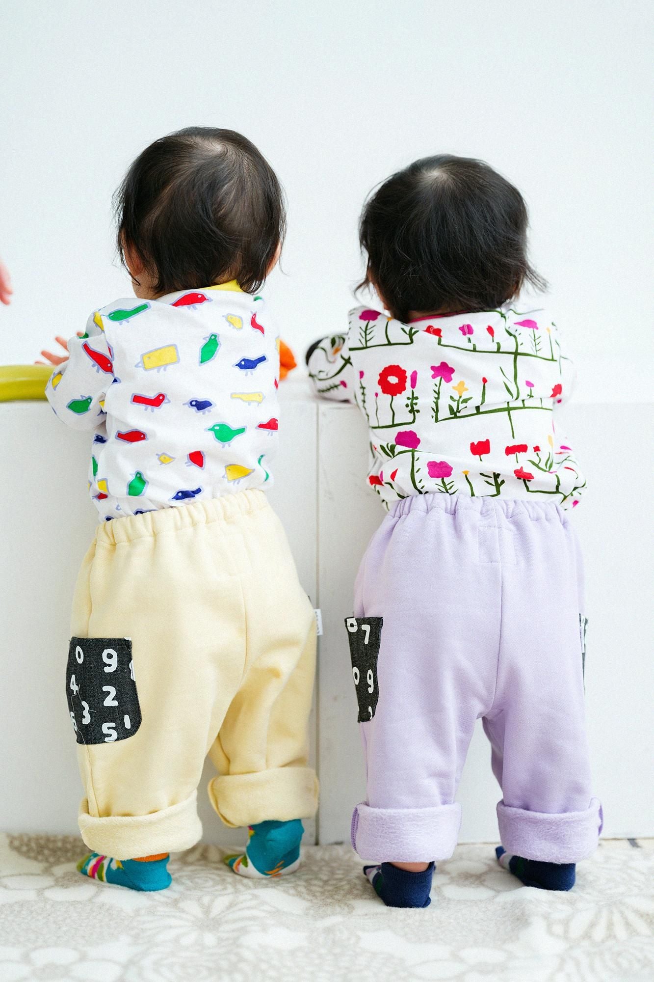 ●ひふじばん 七分丈/とりどり