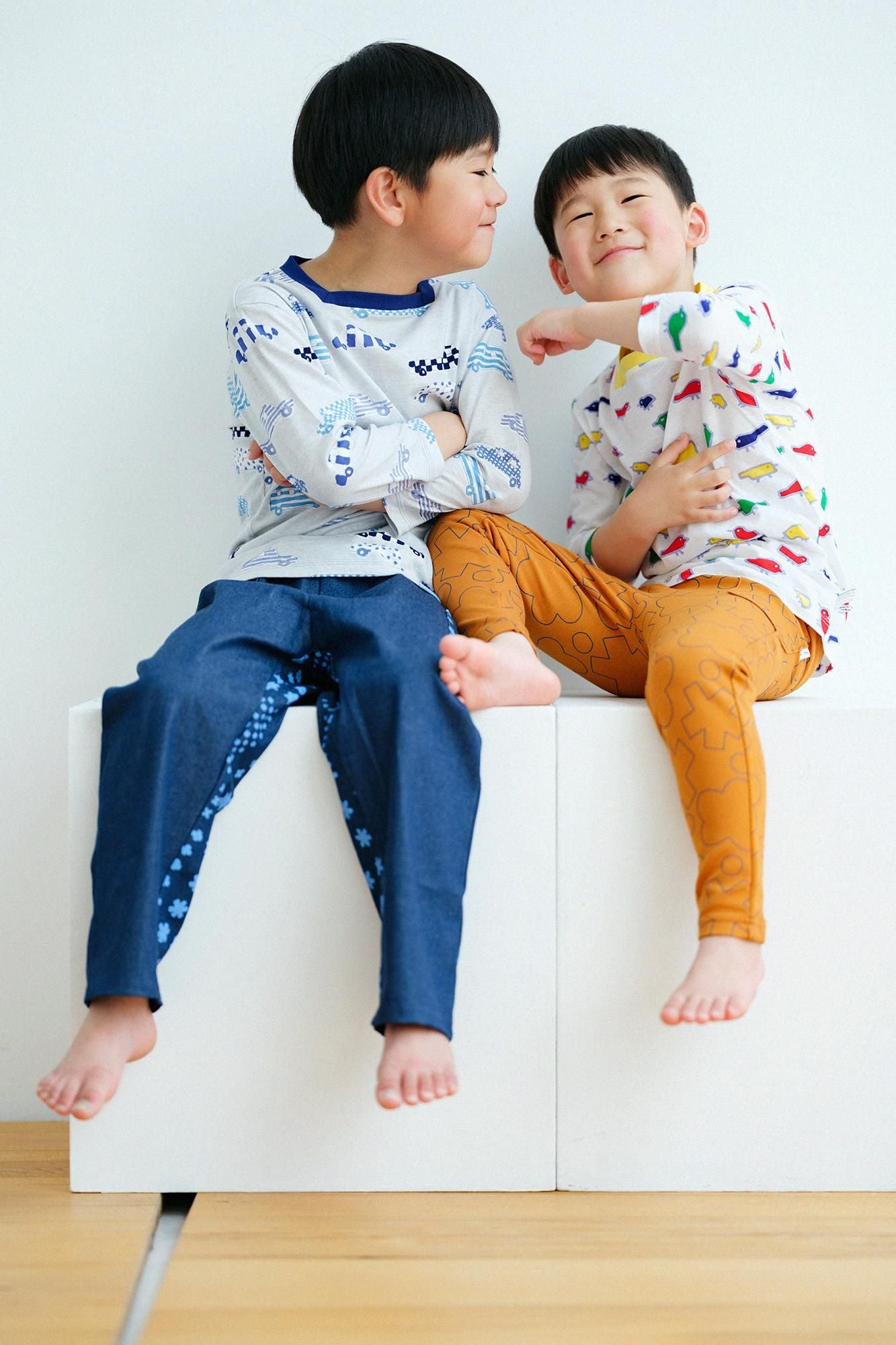 ●ひふじばん 七分丈/とりどり