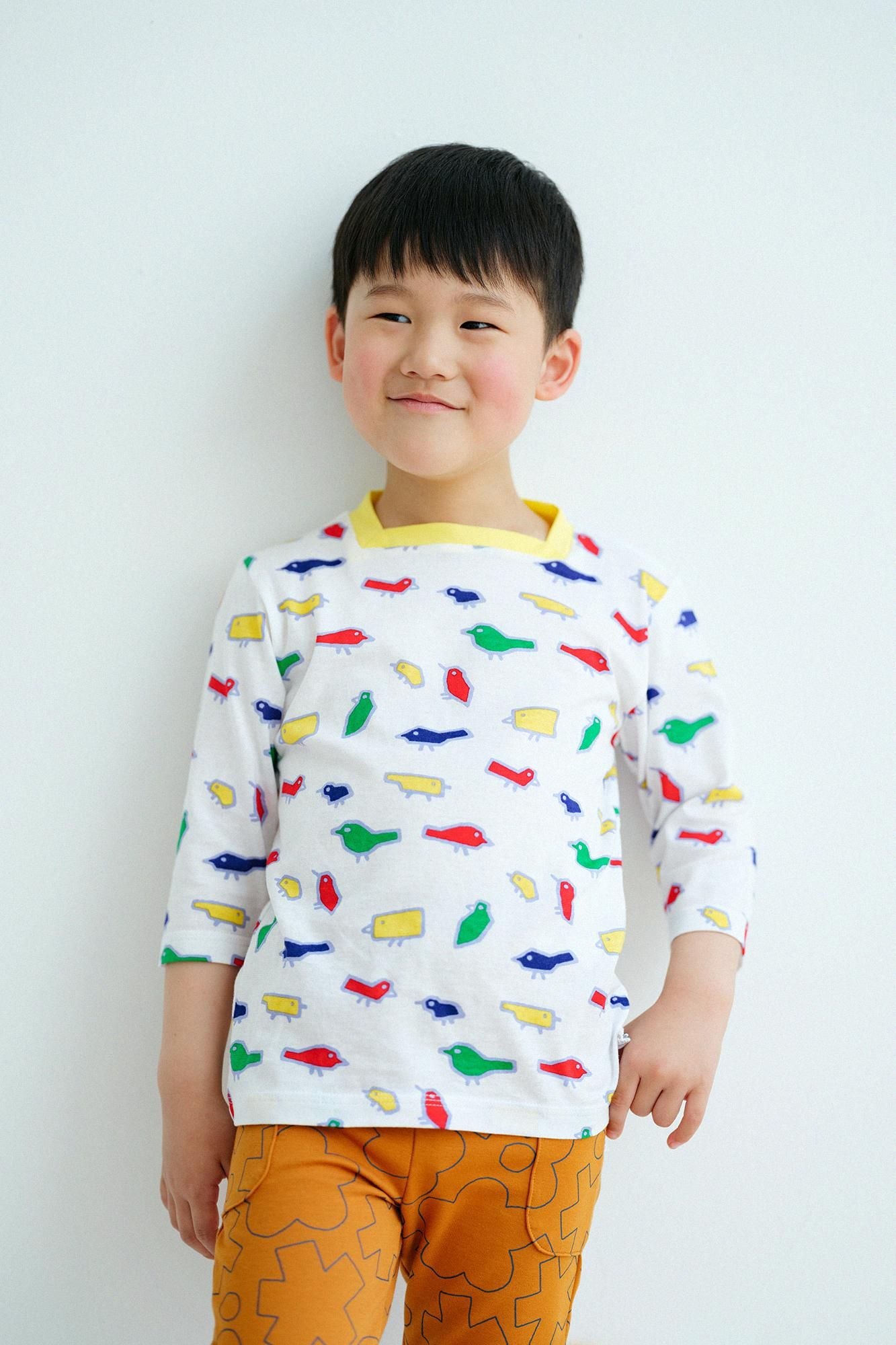 ●ひふじばん 七分丈/とりどり