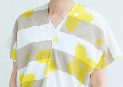 伊勢木綿 文 四角衣 二つ身