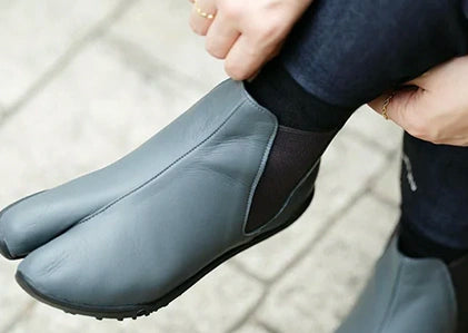 Semelles latérales Tabi Iroha en cuir Gore