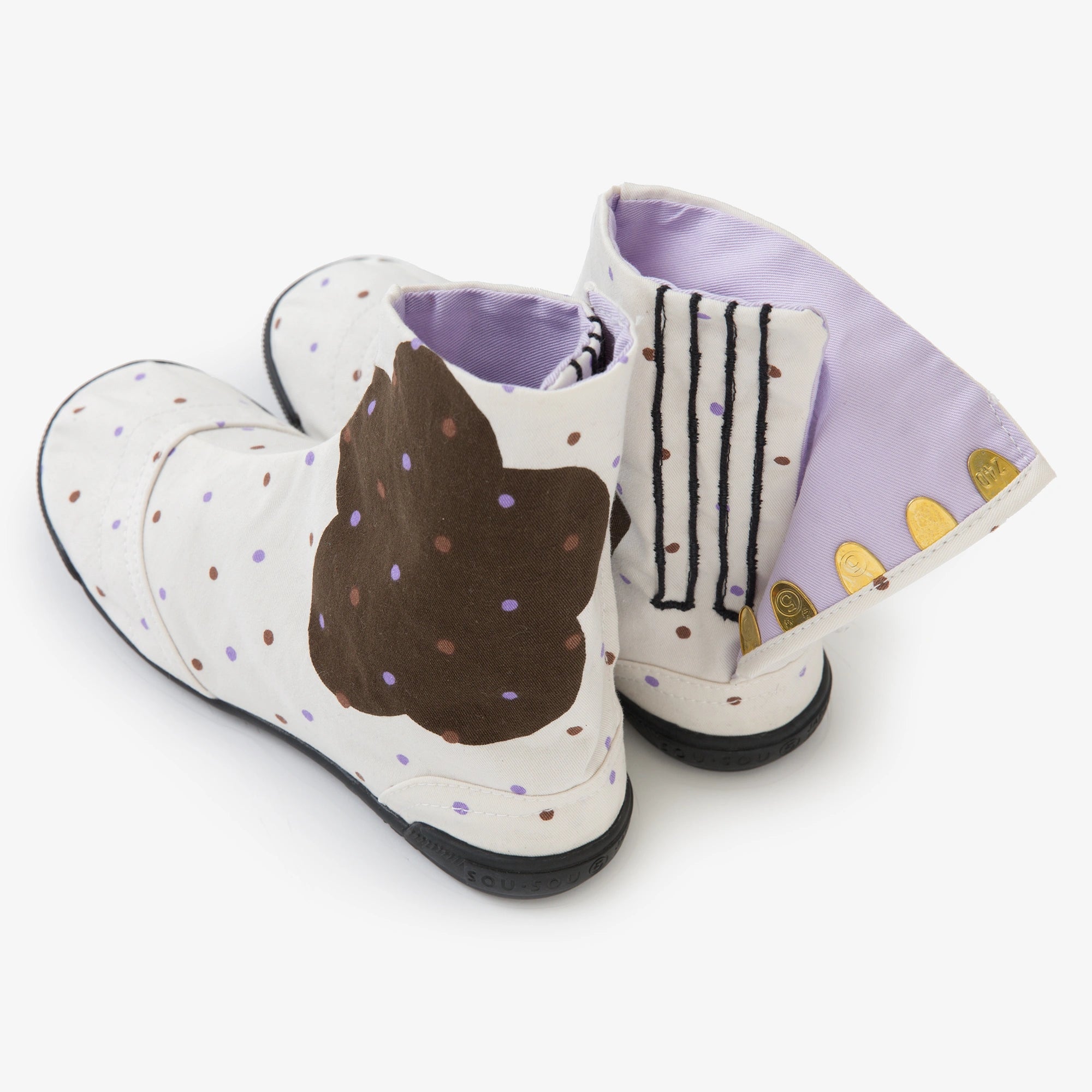 [Disponible uniquement sur le net] 5 chaussettes tabi à bords arrondis/Rishun