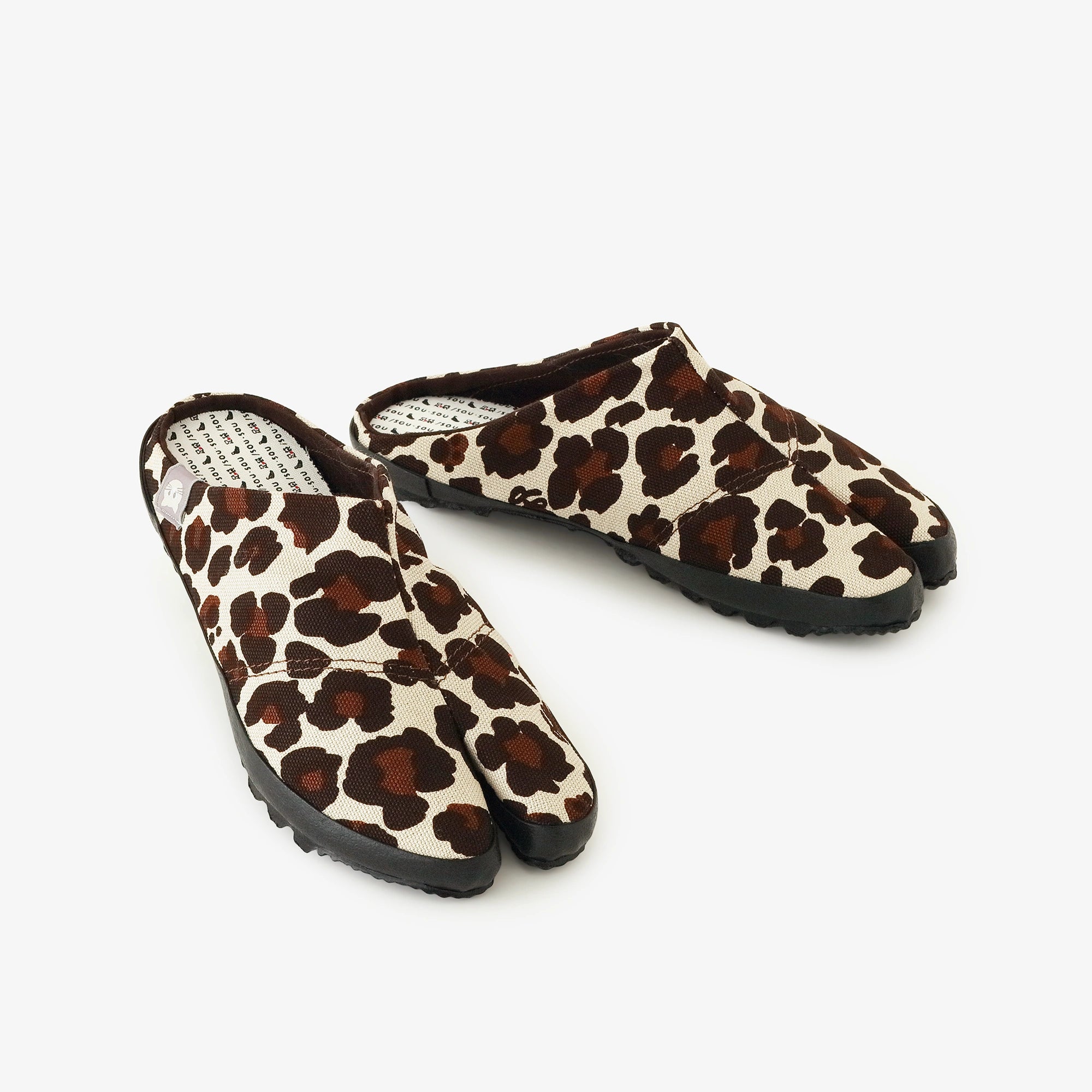 【Ships ard. 9/29】Split Toe Tabi Slip-on／depo leopard Daylight