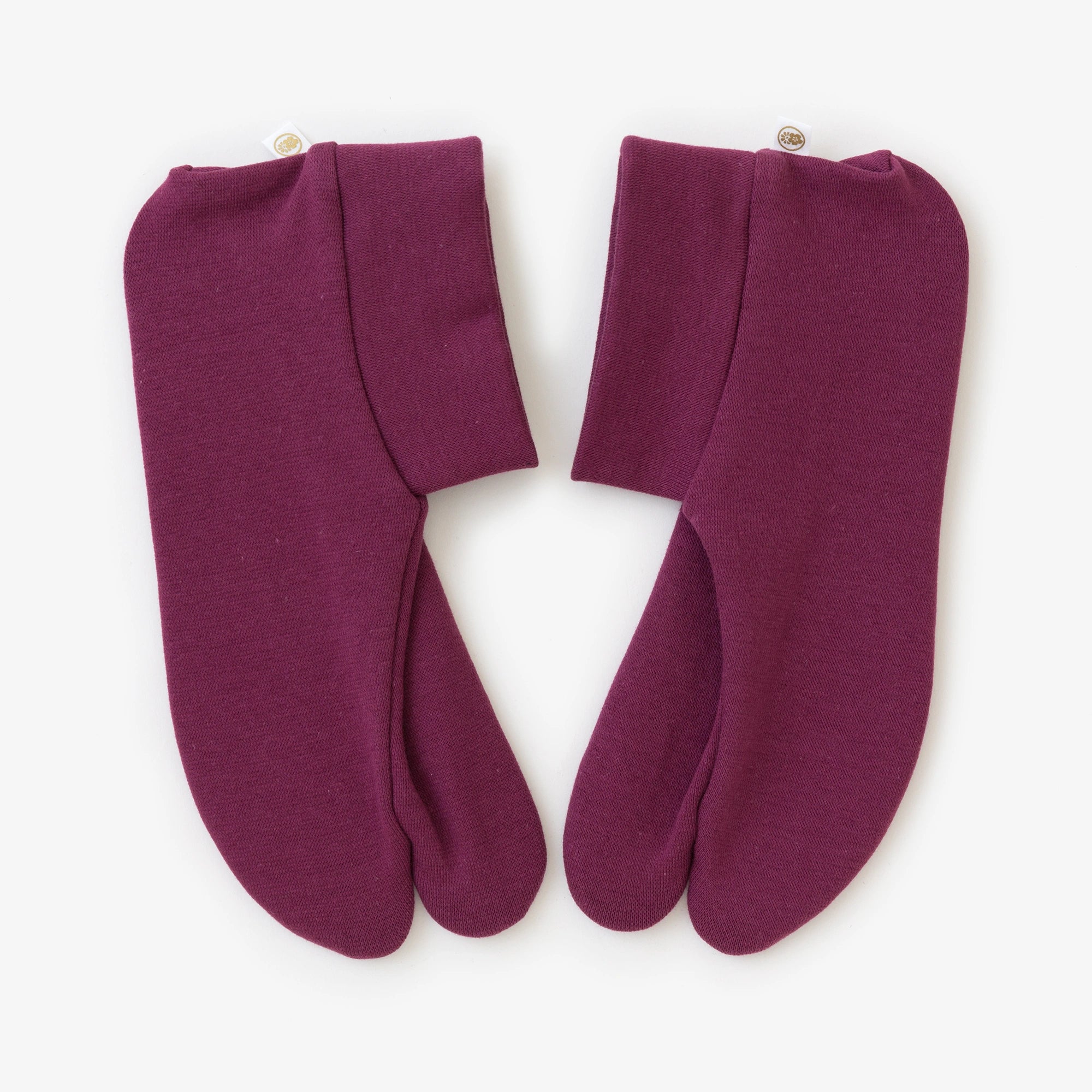 Stretch-Tabi-Baumwolle, einfarbig/Kyomurasaki *Mit Anti-Rutsch