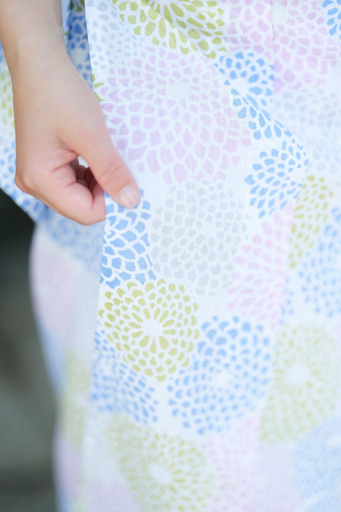 SOU・SOU×Kyoto Marubeni Yukata / Chrysanthemum Breeze of Blessing