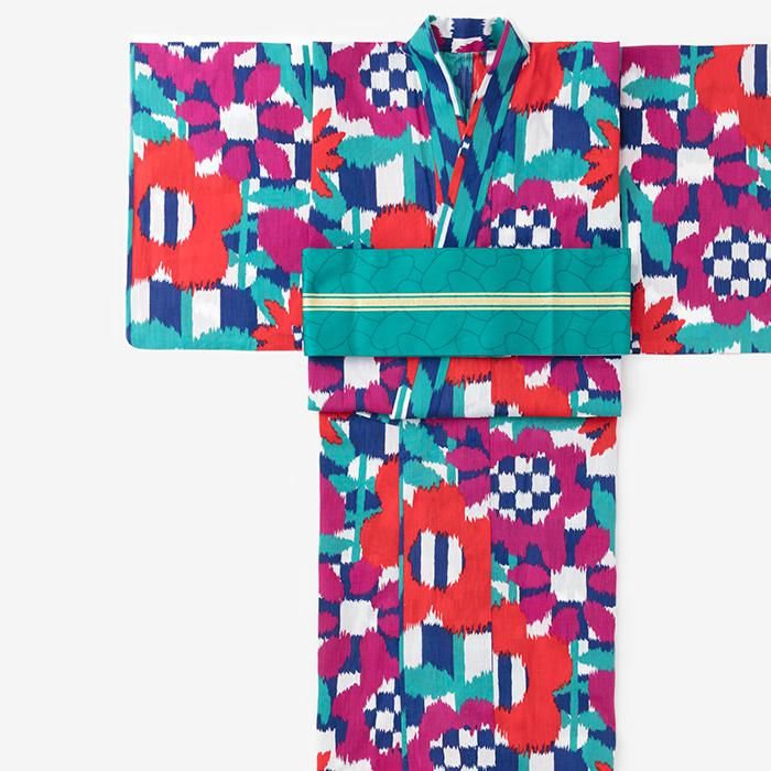SOU・SOU× Kyoto Marubeni Yukata/Hanagasuri (Sai)