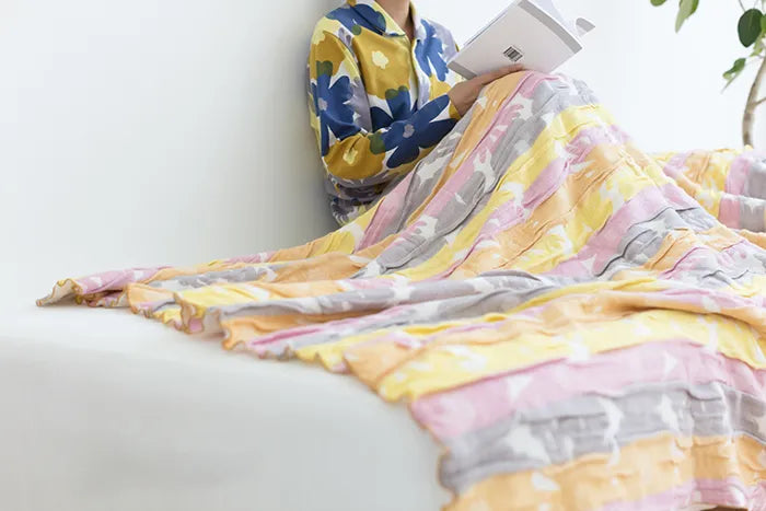 Chikiri WeaveJacquard Blanket / Oraka Yusai▲