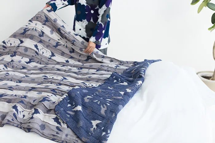 Chikiri WeaveJacquard Blanket / Oraka Soft Light▲