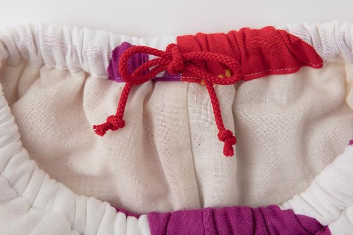 ●Isemomen avec bas samue pour enfants en coton/Hanatsubaki