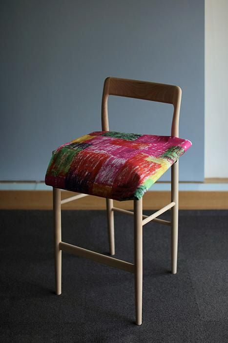 【1-3개월 후 발송】SOU・SOU× Coccole Tino 카운터 의자 / 꽃밭