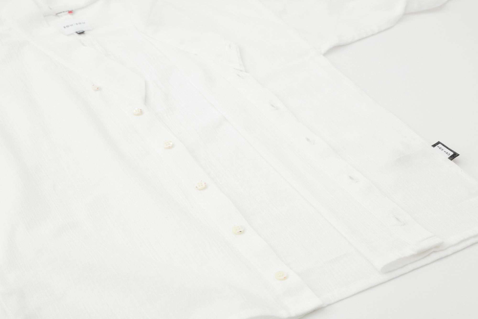 高島縮 20/20 筒袖襯衣（つつそでしんい）／つくも