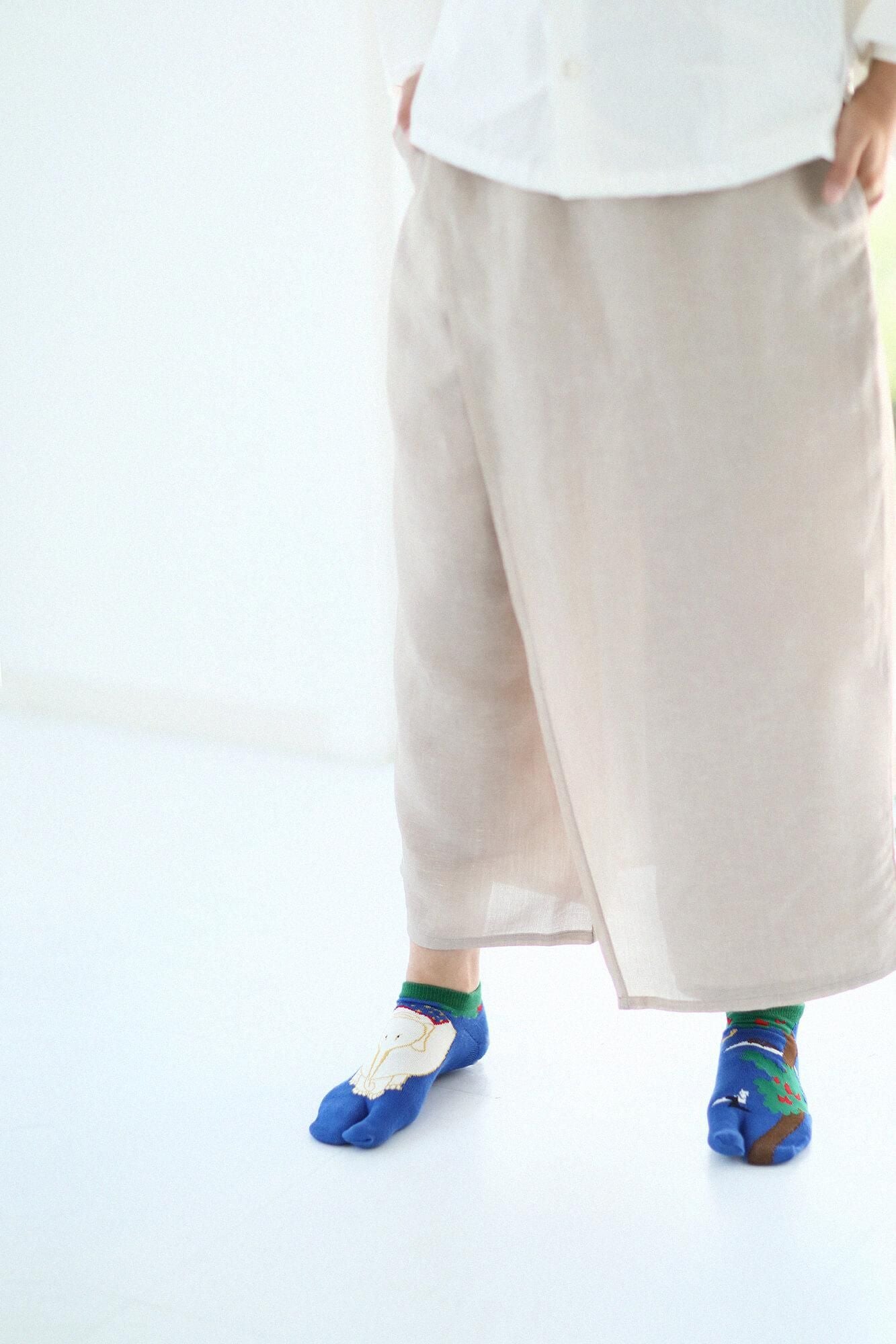 Tabi Socks（Low-cut）／Jakuchu, Birds and Animals in the Flower Garden Recreation【Men・Women】