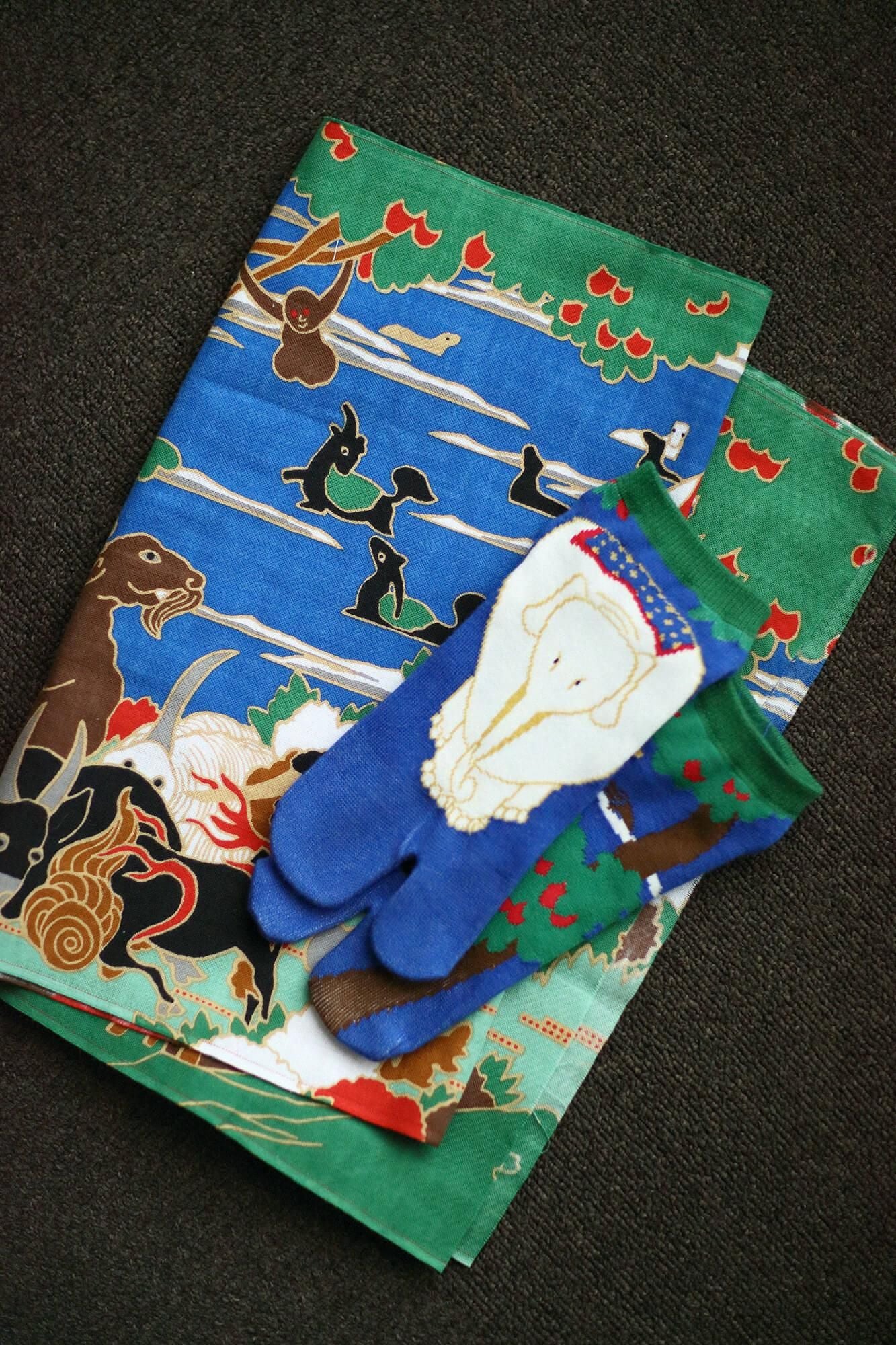 Tabi Socks（Low-cut）／Jakuchu, Birds and Animals in the Flower Garden Recreation【Men・Women】