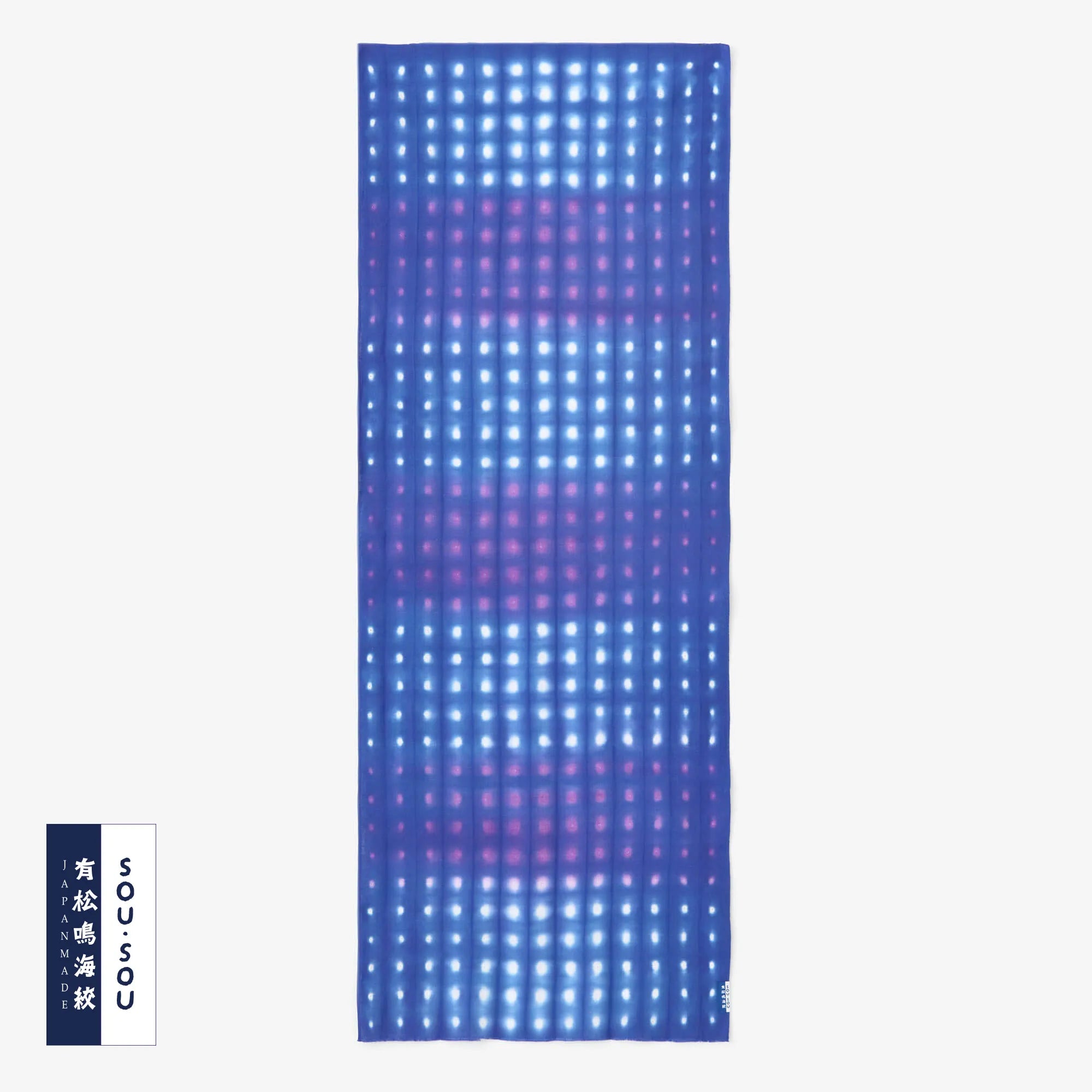SOU・SOU×有松鳴海絞 手ぬぐい／螢（ほたる） 横段（よこだん）