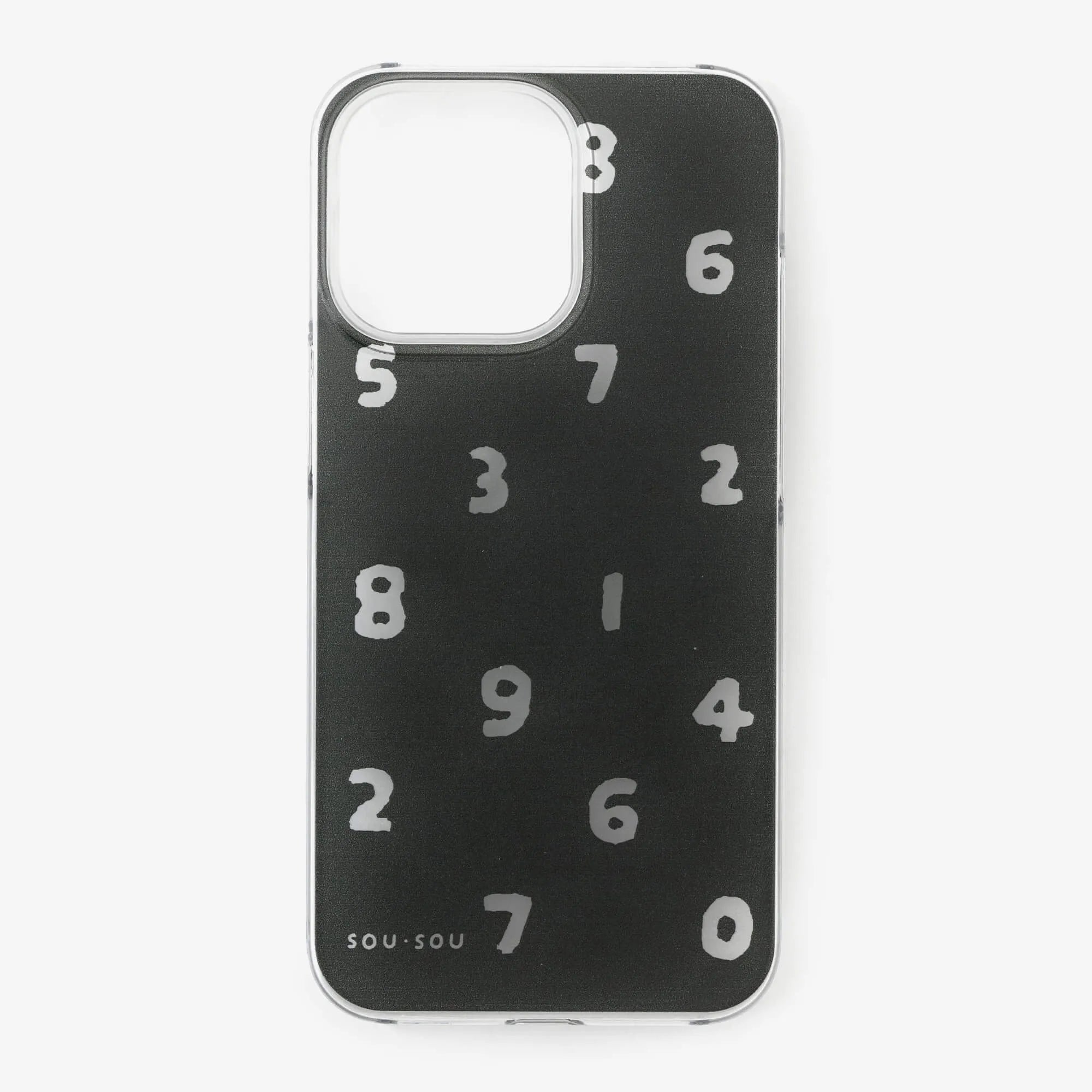 iPhone_13_Pro_Max  テキスタイルカバー／クリア・SO-SU-U 濡羽色（ぬればいろ）