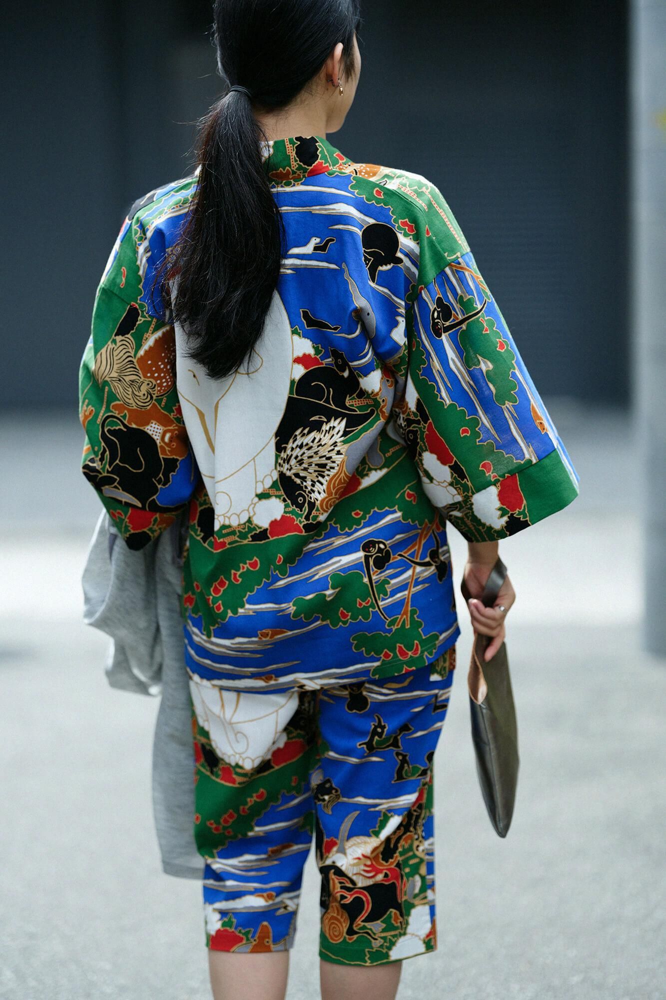 Chijimi Takashima 20/20 Enyuu Hose/Jakuchu Paravent mit Vögeln, Tieren, Blumen und Bäumen