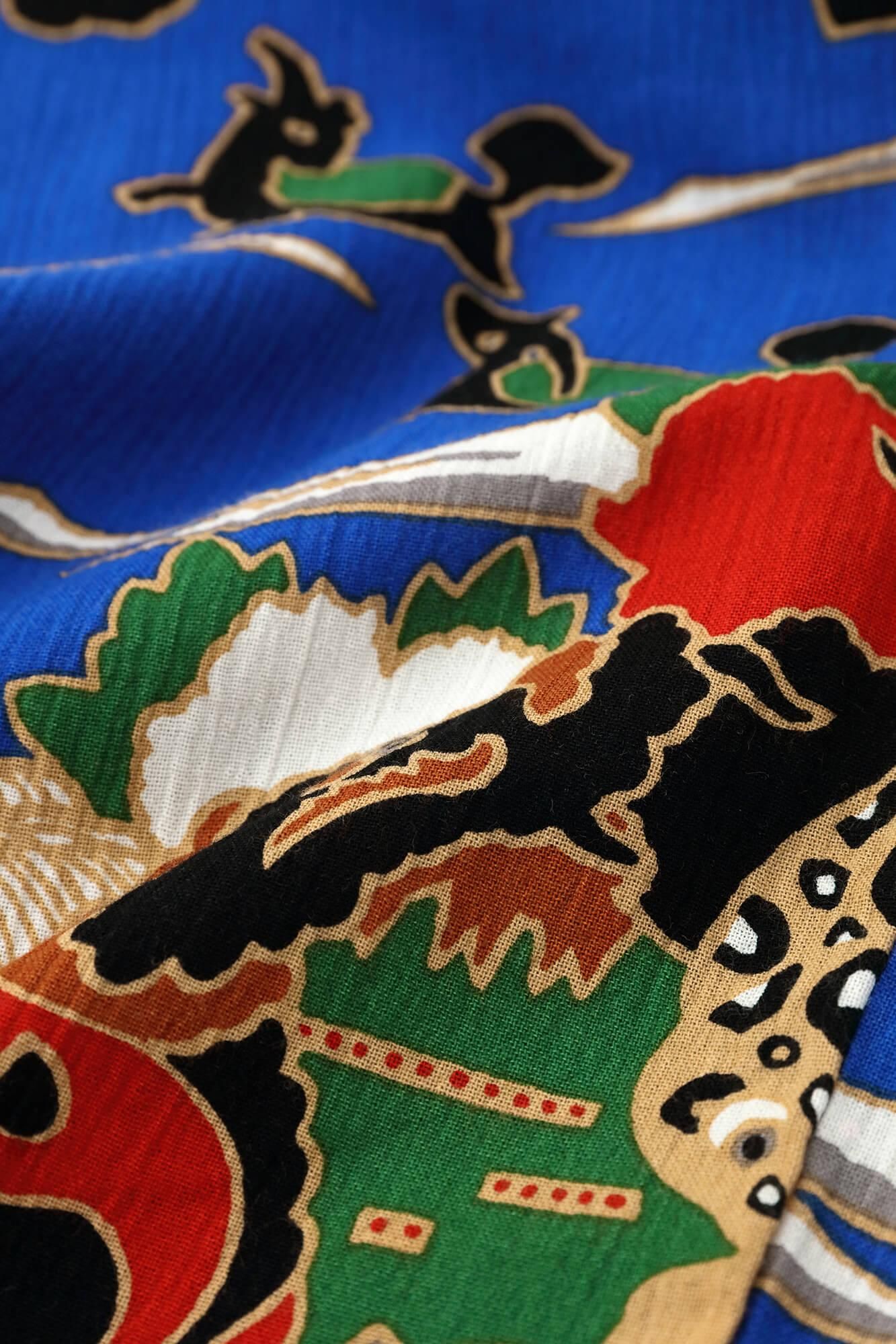 Chijimi Takashima 20/20 Enyuu Hose/Jakuchu Paravent mit Vögeln, Tieren, Blumen und Bäumen
