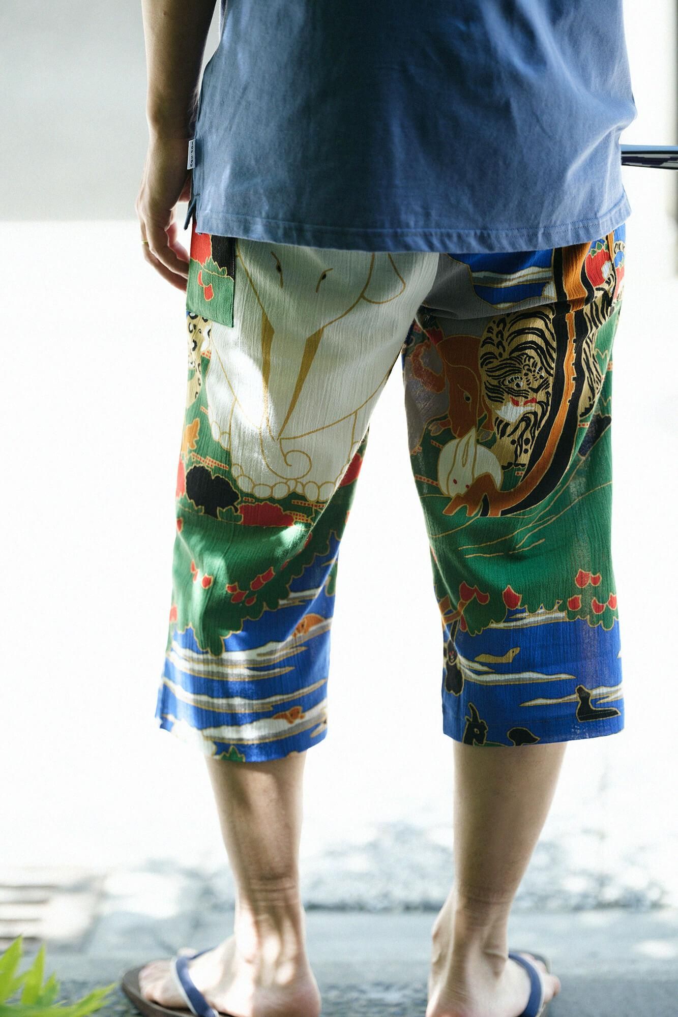 Chijimi Takashima 20/20 Enyuu Hose/Jakuchu Paravent mit Vögeln, Tieren, Blumen und Bäumen