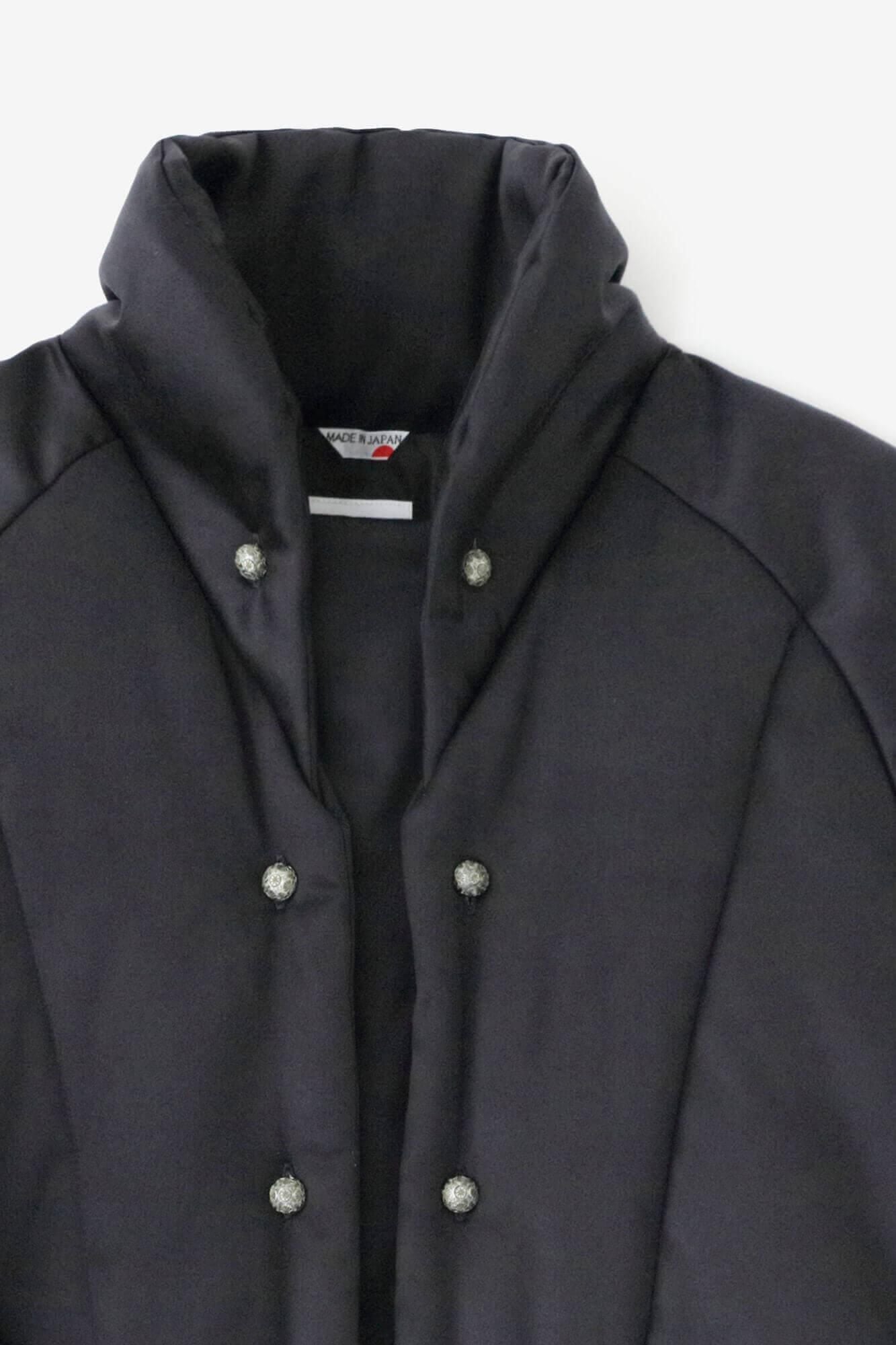 [Disponible uniquement sur le net] Faux nubuck Manches Nagajinbaori Imperial (Kyuuchusode) Batting (nakawataase) / Noir bleu marine (Kurokon)