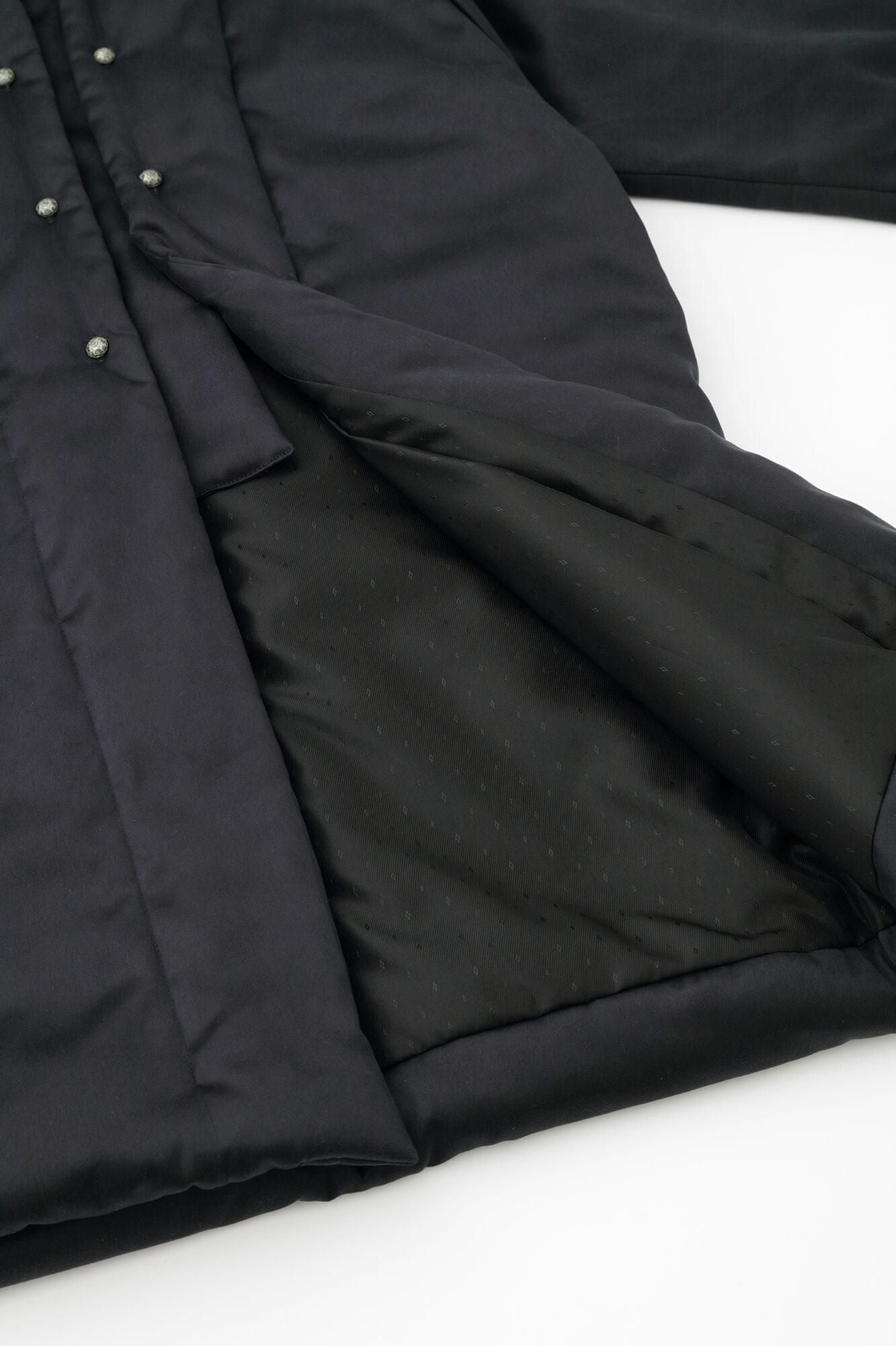 [Disponible uniquement sur le net] Faux nubuck Manches Nagajinbaori Imperial (Kyuuchusode) Batting (nakawataase) / Noir bleu marine (Kurokon)