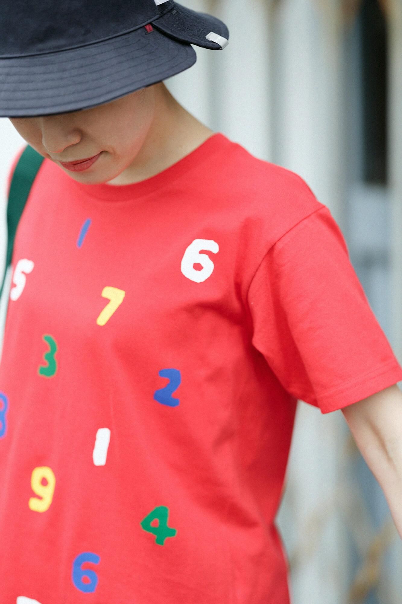SO-SU-U Yotsumi Kurzarm-T-Shirt [5.0]/Rot