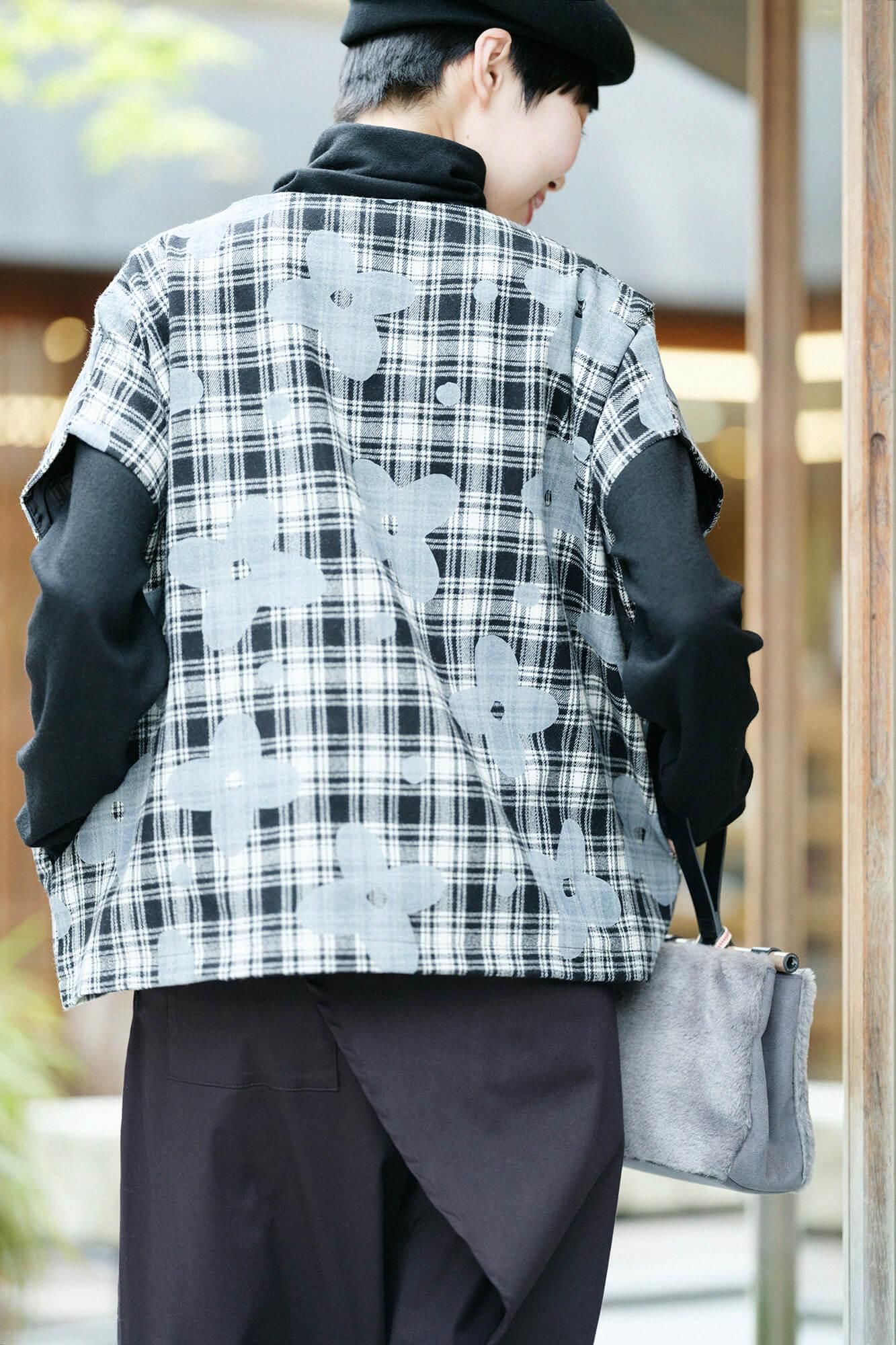 [온라인 전용]소모 코우시오리 사각형옷 어깨라인(카타 센)/산꽃바람