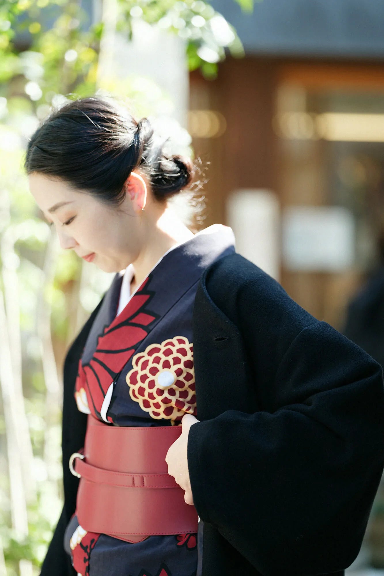 [Sur mesure inclus] Kimono mousseline (entièrement doublé)/Kinrandonsu [*La livraison prend environ 7 semaines]