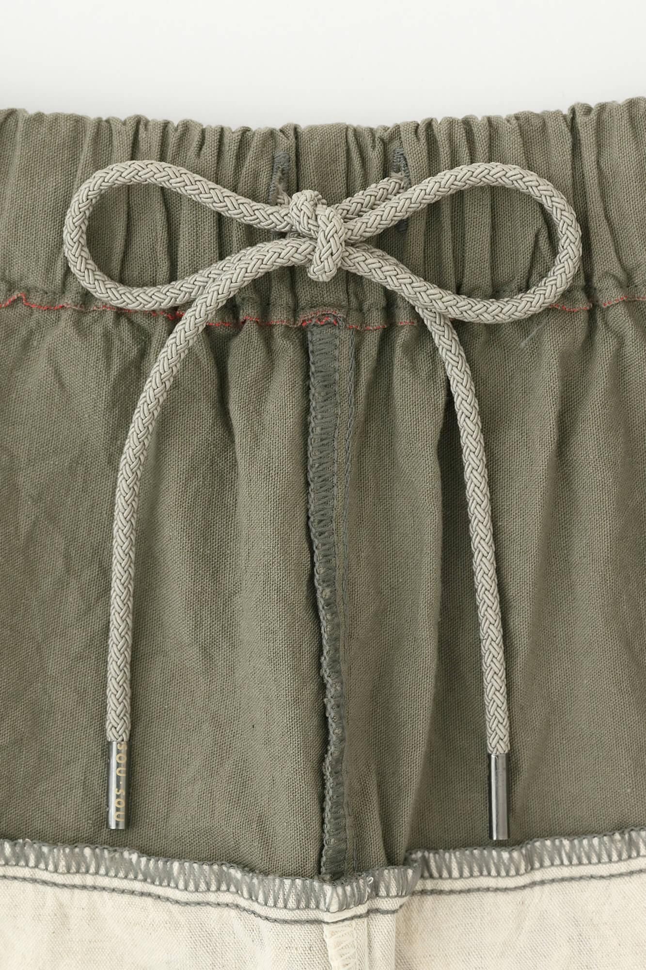 Ise Momen 20/20 Leinenmischung Obi Monpe/Kusaya Naginezu x Waterside (Mizube)