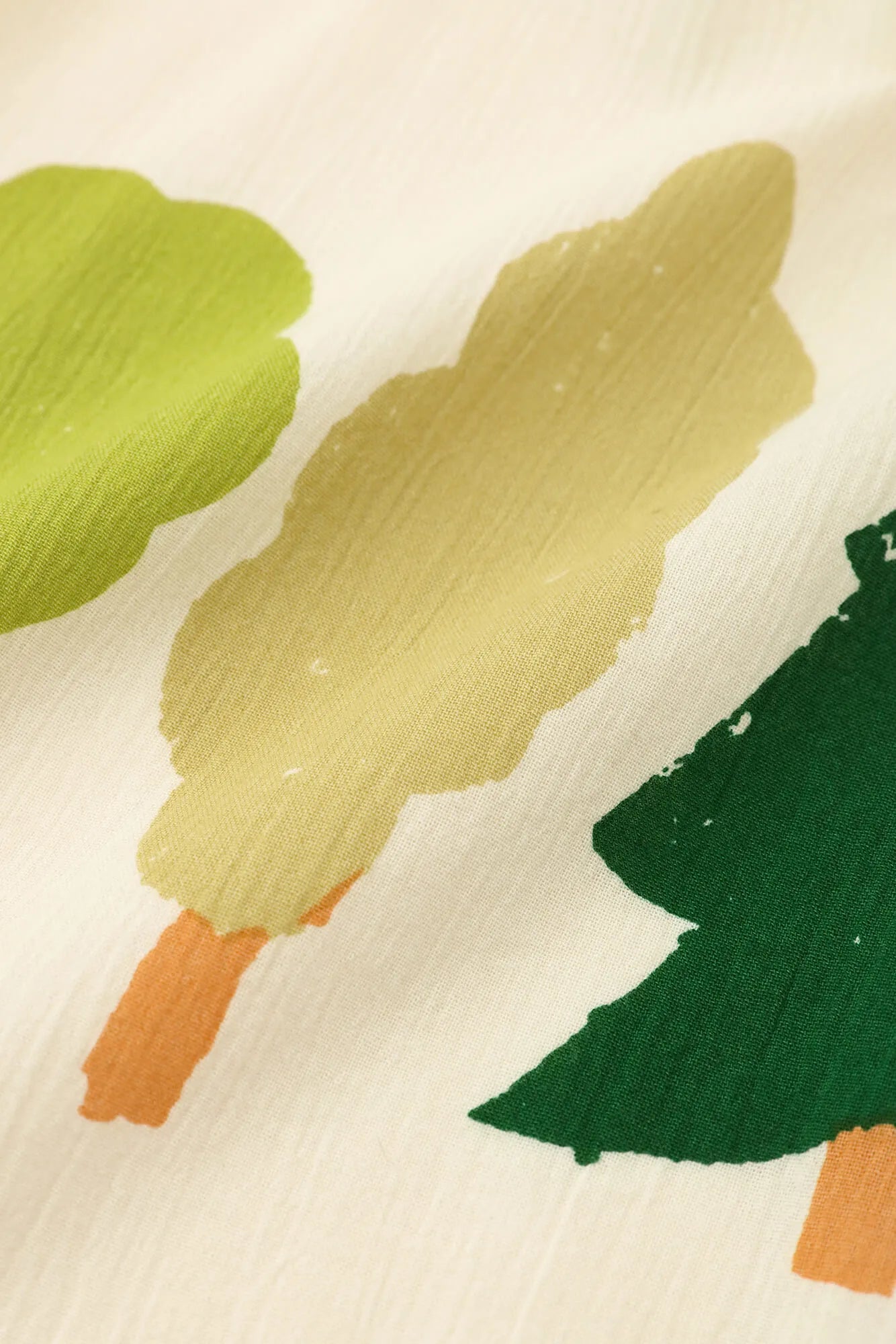 高島縮 20/20 半袖シャツ／森のおはなし