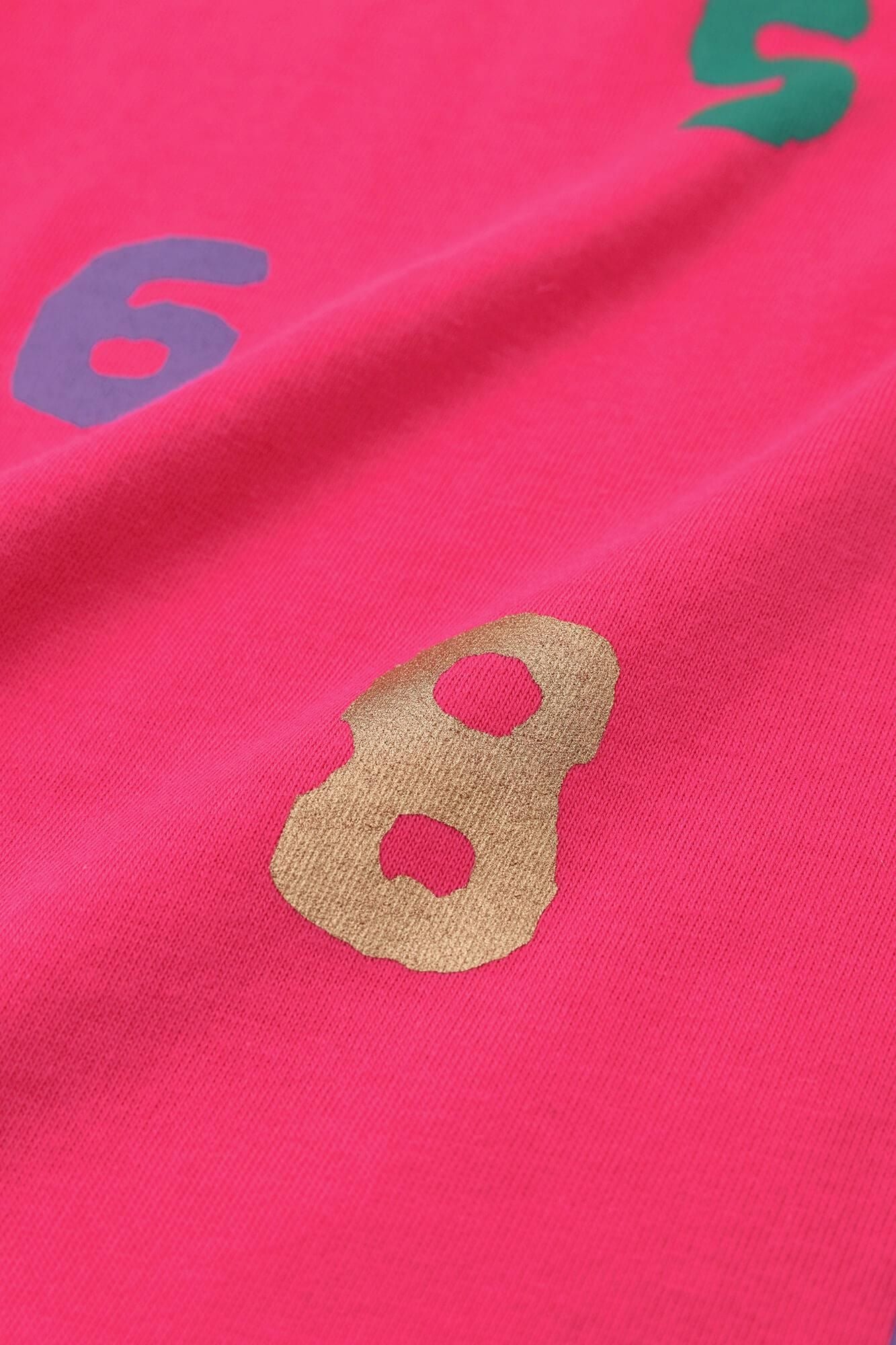 SO-SU-U十數 四色 短袖T-shirt [5.0]／粉紅色