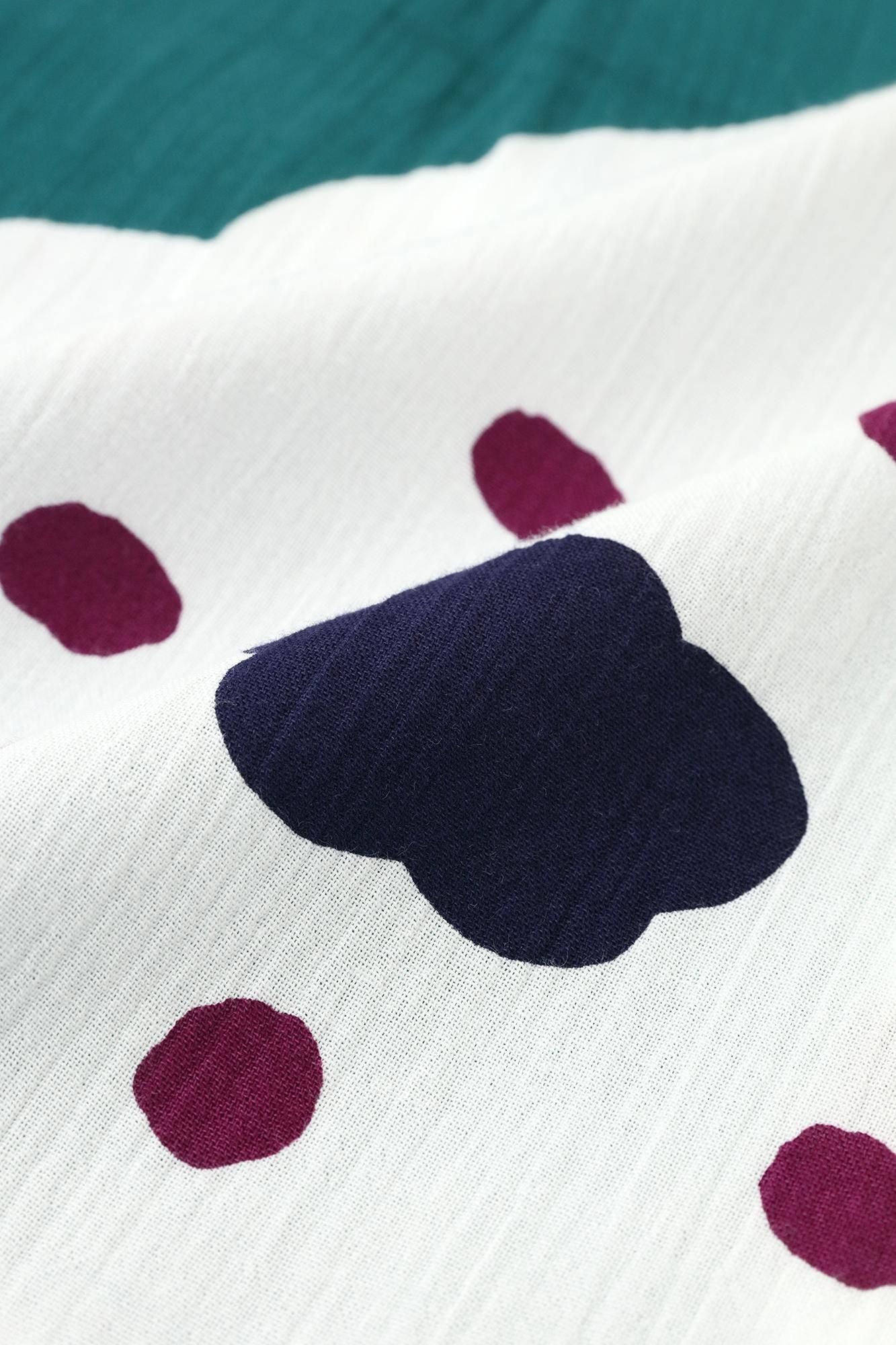 【net限定】高島縮 20/20 半袖シャツ／ほほえみ 海緑色（かいりょくしょく）