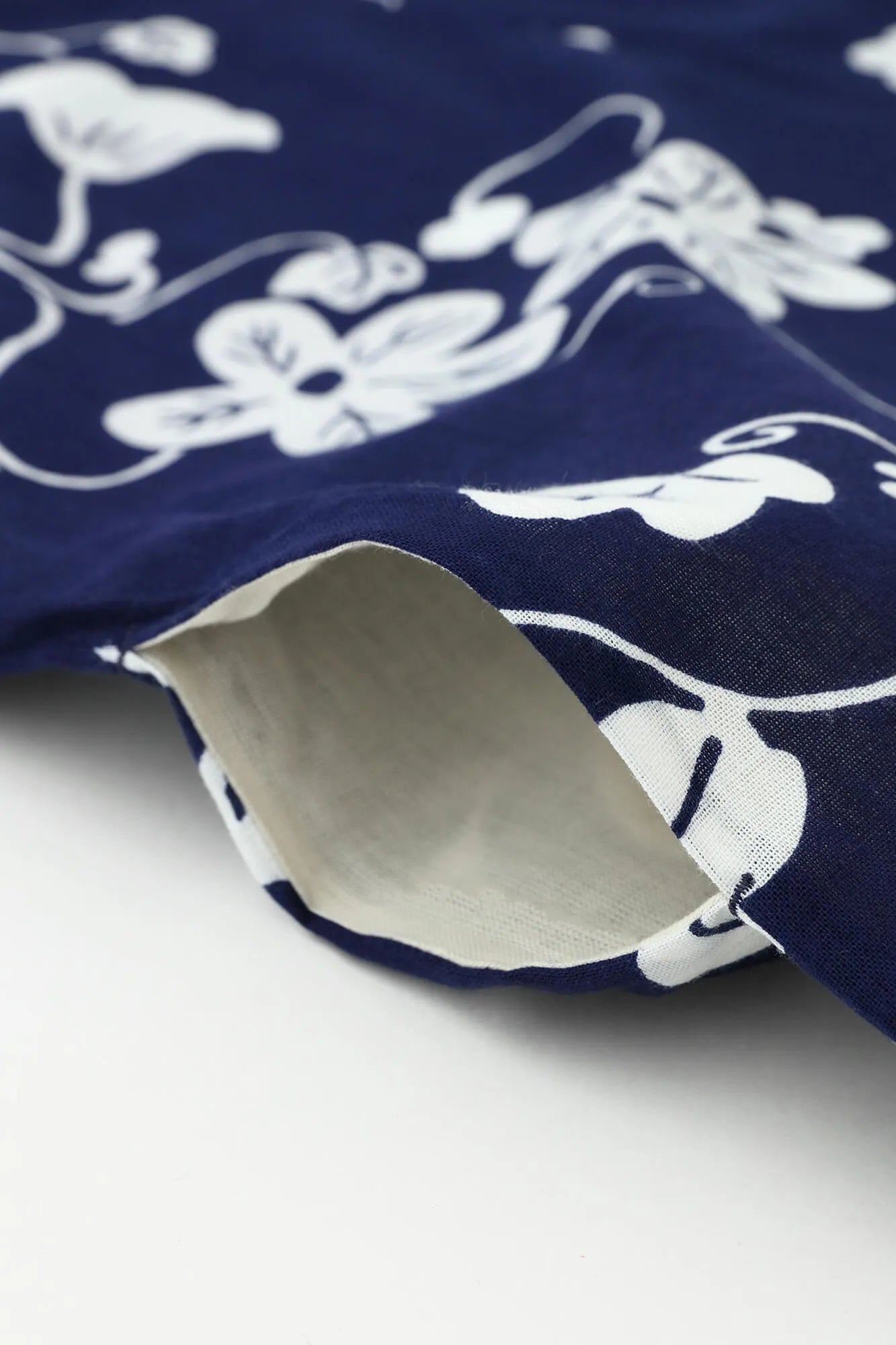【Ships ard. 6/23】Chita Cotton Bun Rectangular Dress Split Joint / Graceful