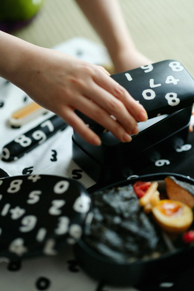 POKETLE 布貼弁当箱&箸箱