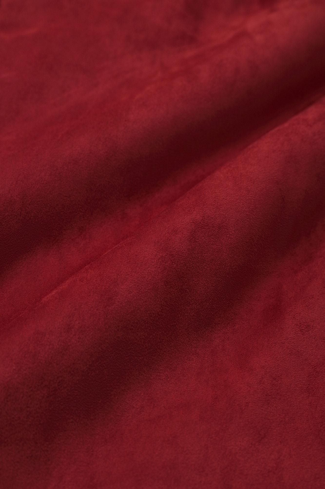 Faux-Nubuk Nagajinbaori (Nagajinbaori) Füllung (Nakawataawase)/Rotbraune Farbe