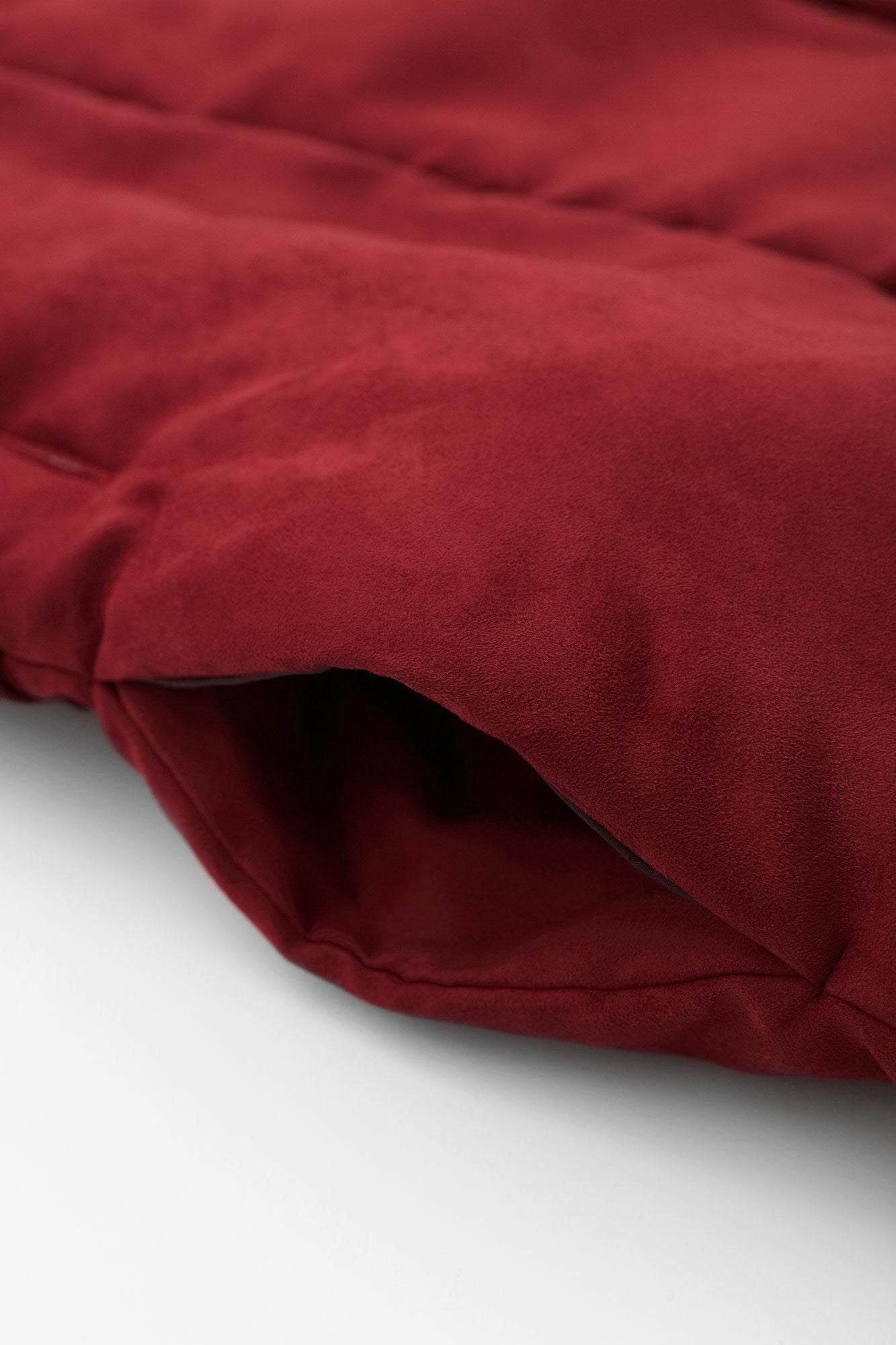 Faux-Nubuk Nagajinbaori (Nagajinbaori) Füllung (Nakawataawase)/Rotbraune Farbe