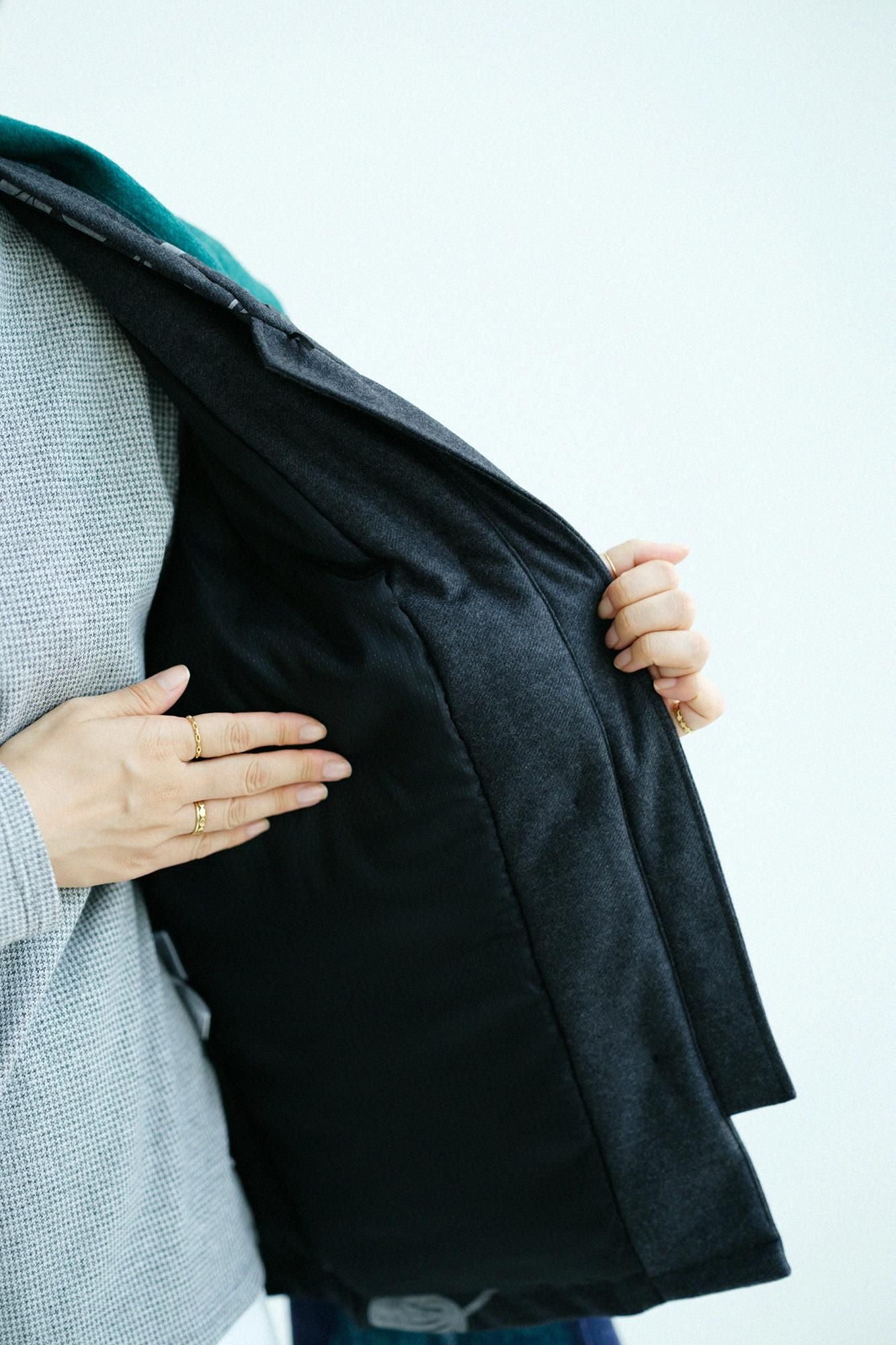 Kerzy Edition Naginata Karabaori Paori Paori Paded Passed Padded Padeded（Uruwashi）深灰（Koihai）