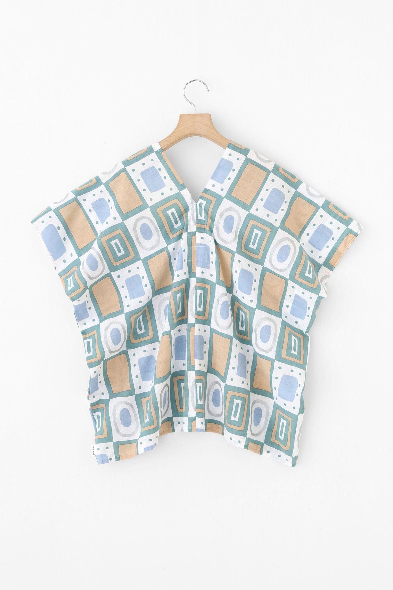 ISE棉文文字（BUN）方形衣服（正方形）两件车身/王牌（Kirifuda）