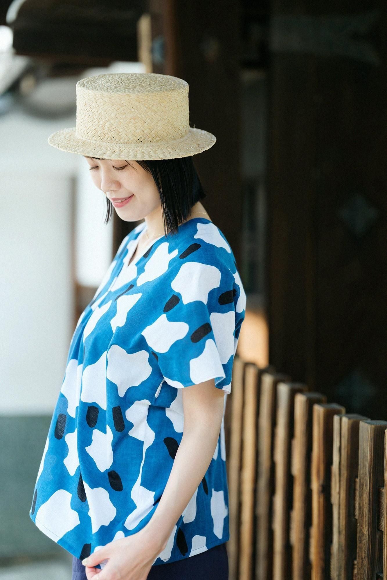 Ise Momen Bun, tissu carré, deux pièces/barbe à papa