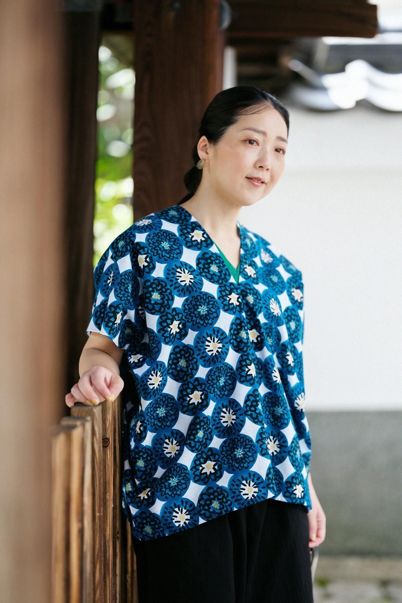 이세모멘 분 사각형옷 후타츠미／겨울국화