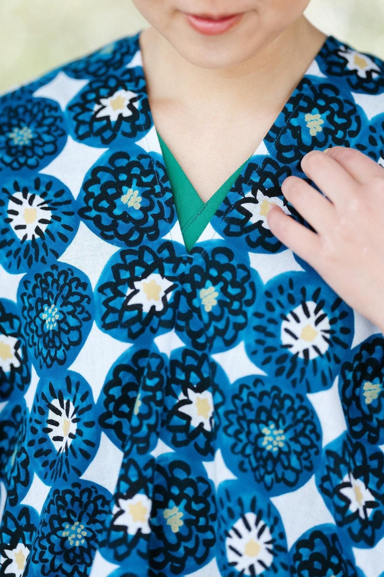 이세모멘 분 사각형옷 후타츠미／겨울국화