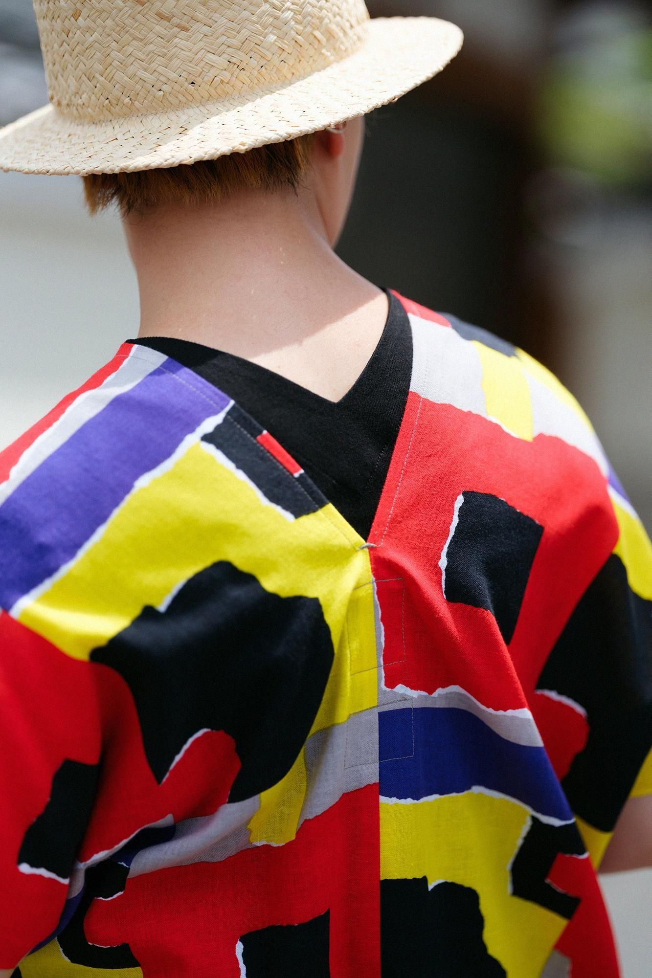 【online한정】이세모멘 분 직사각형 원피스 후타츠미(후타츠미)/여름