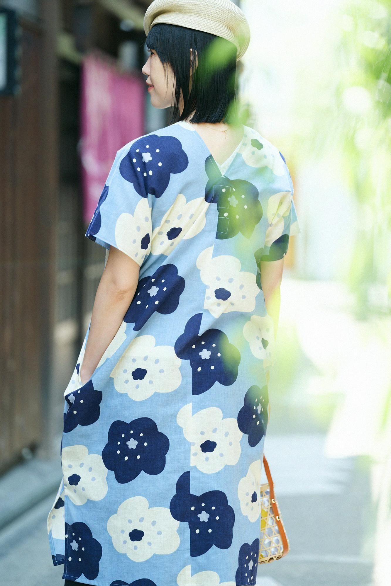 이세모멘 분 직사각형 원피스 후타츠미(둘)/호호에미 아사나 다