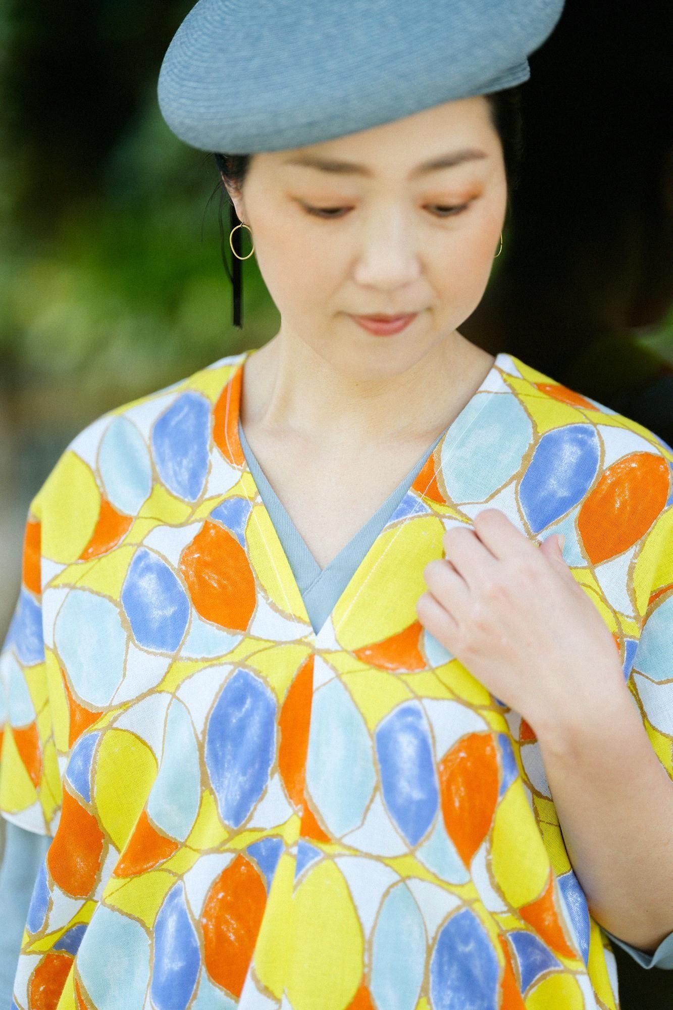 이세모멘 분 직사각형 원피스 후타츠미(둘)/와츠나기