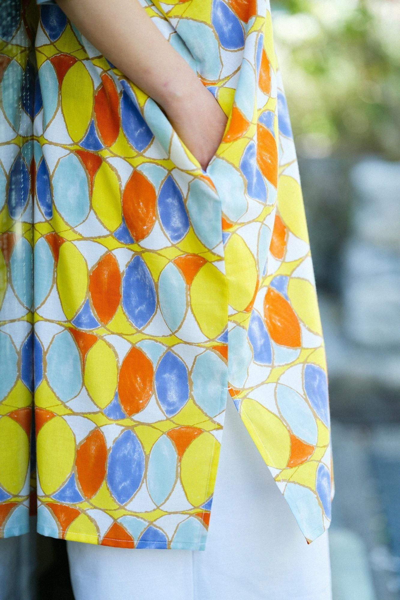 이세모멘 분 직사각형 원피스 후타츠미(둘)/와츠나기