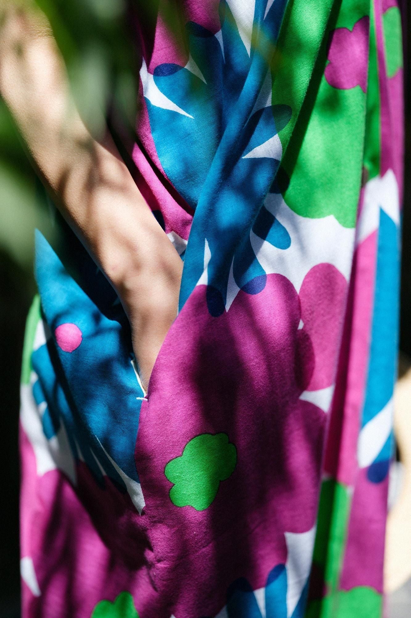 이세모멘 분 직사각형 원피스 후타츠미(둘)/오오라카토리도리 류쿄